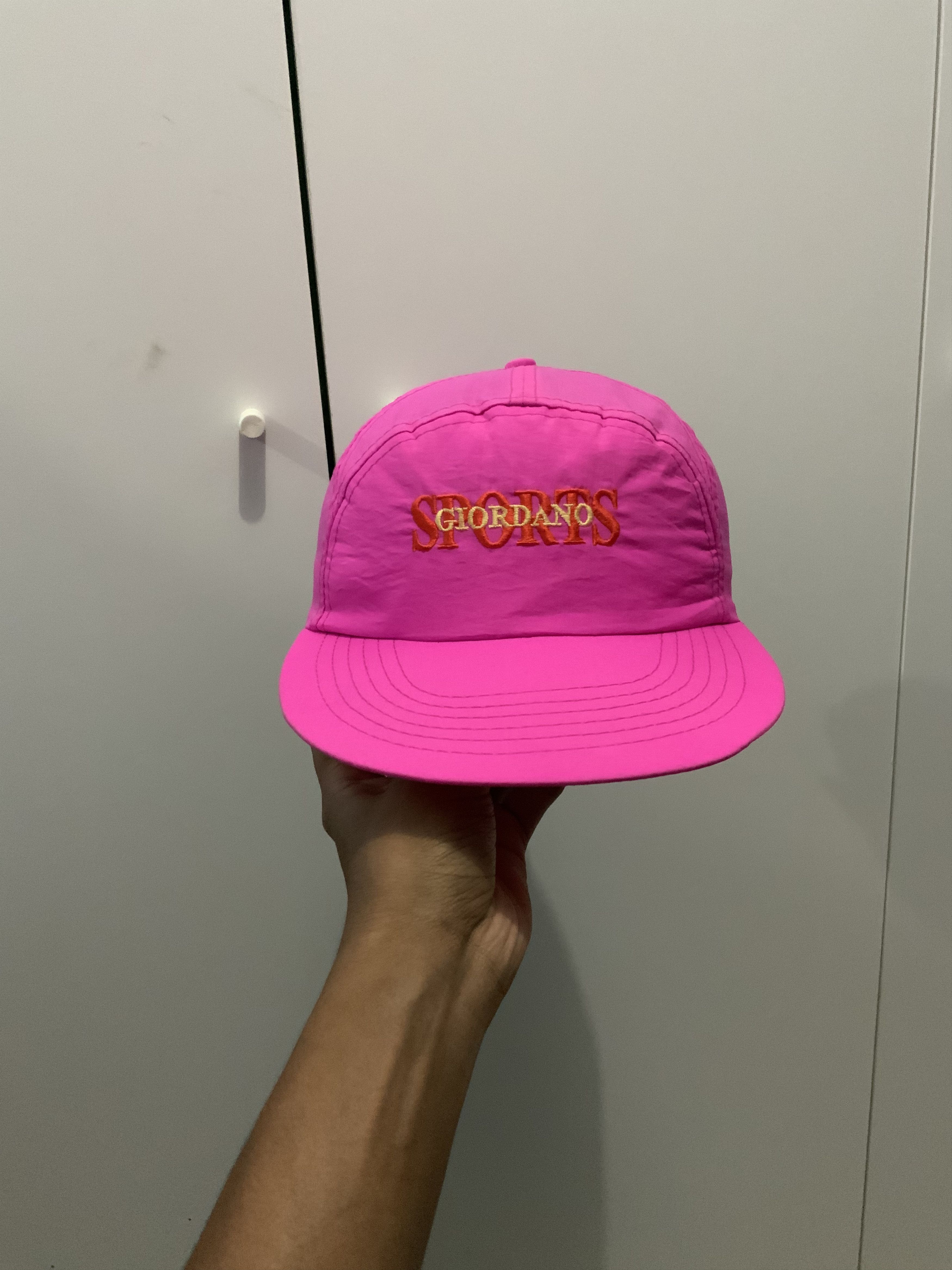 Vintage Vintage Nylon Giordano Sports Spellout Hat Cap Size ONE SIZE - 1 Thumbnail