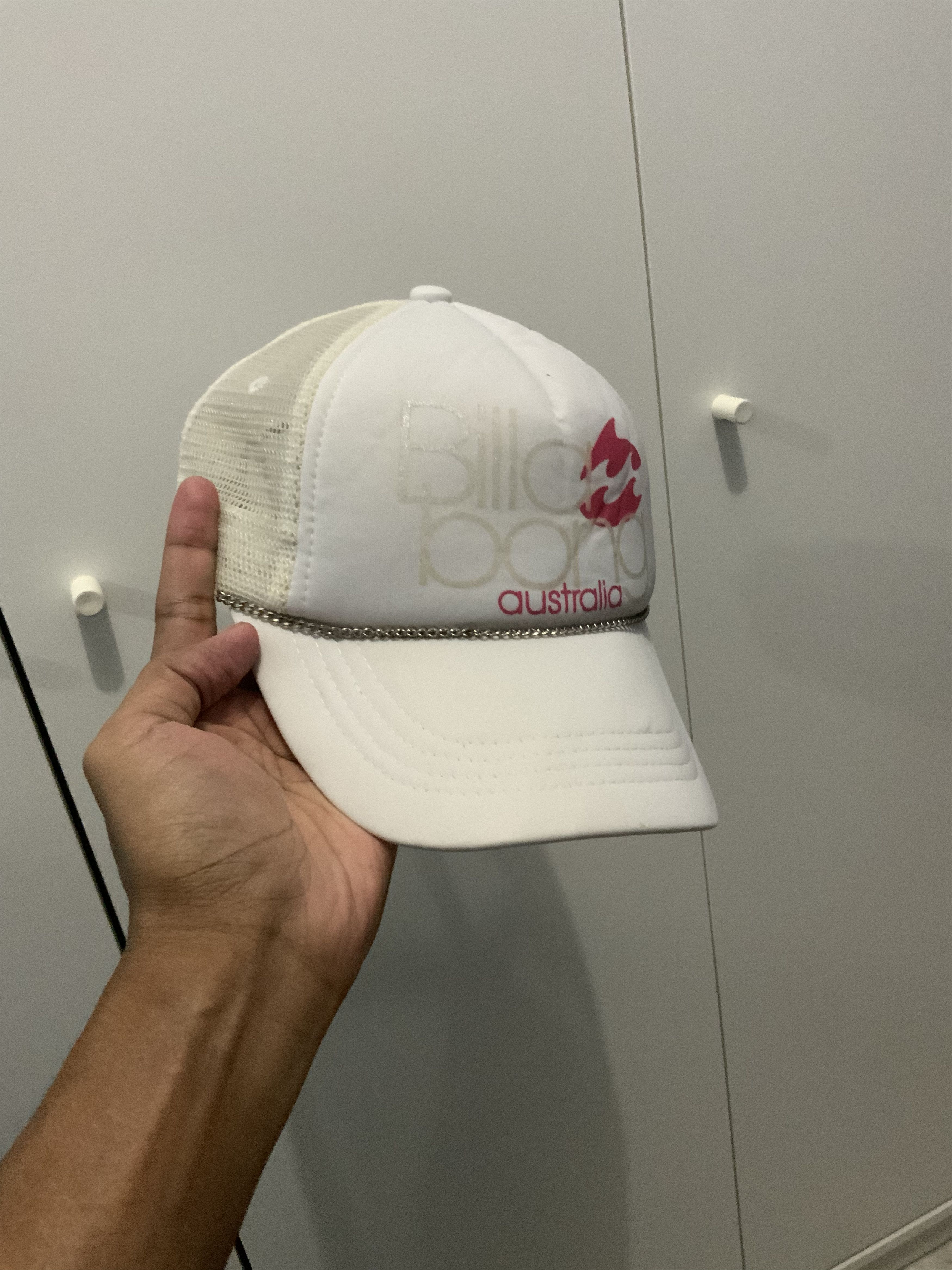 If Six Was Nine Billabong White Art Trucker Hat Size ONE SIZE - 11 Thumbnail