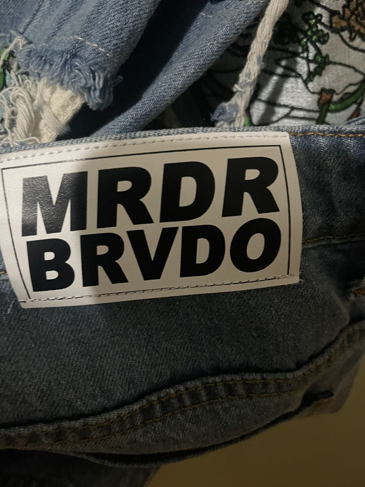 Who Decides War Murder Bravado Patchwork Jeans Size US 38 / EU 54 - 4 Thumbnail