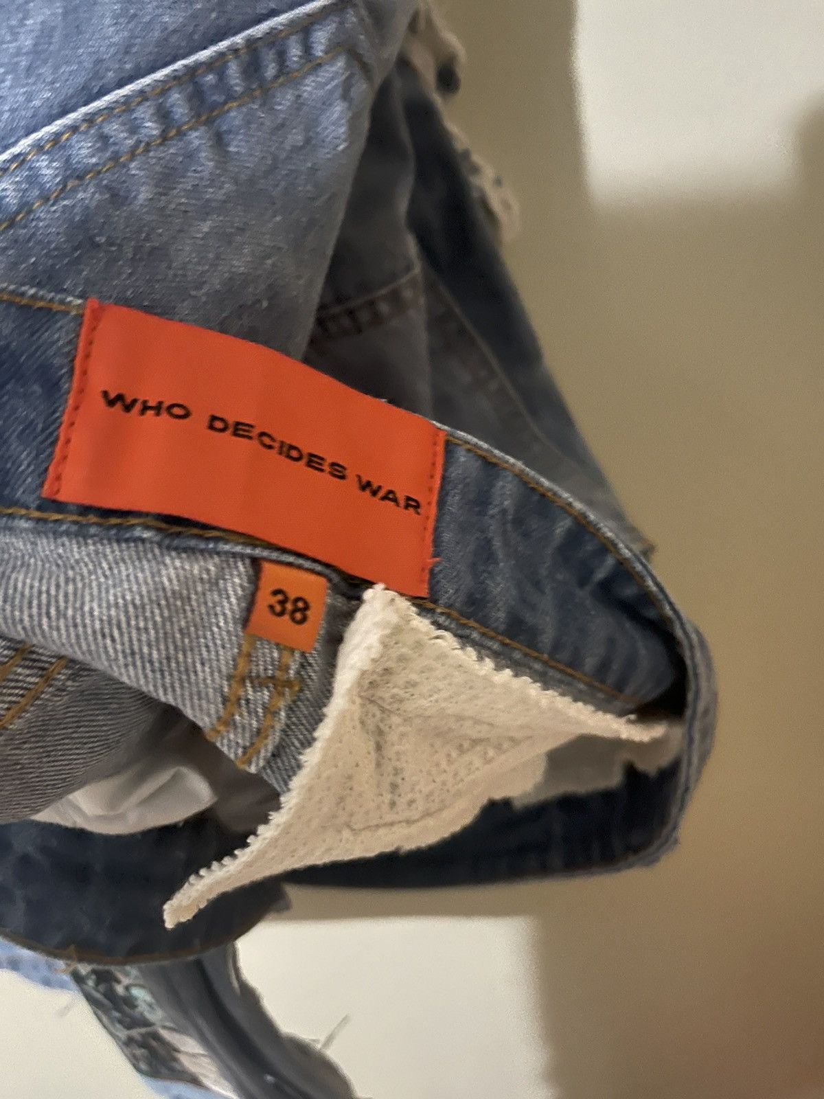 Who Decides War Murder Bravado Patchwork Jeans Size US 38 / EU 54 - 3 Thumbnail
