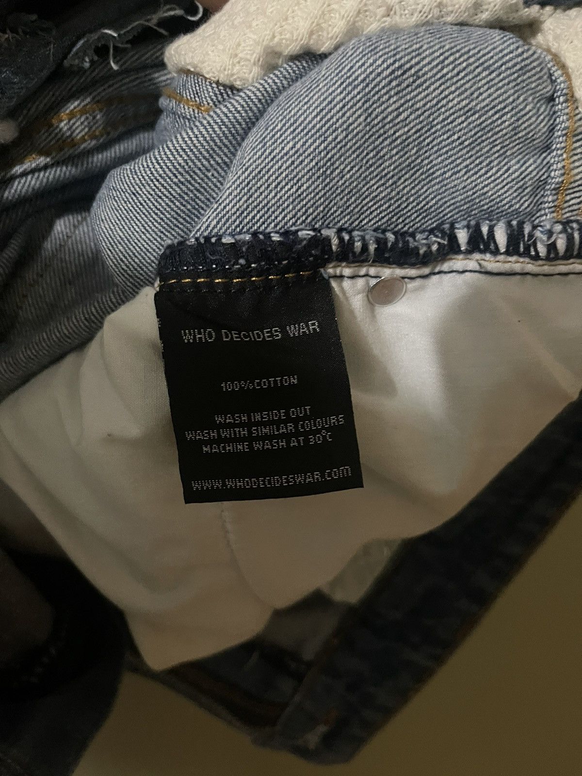 Who Decides War Murder Bravado Patchwork Jeans Size US 38 / EU 54 - 5 Thumbnail