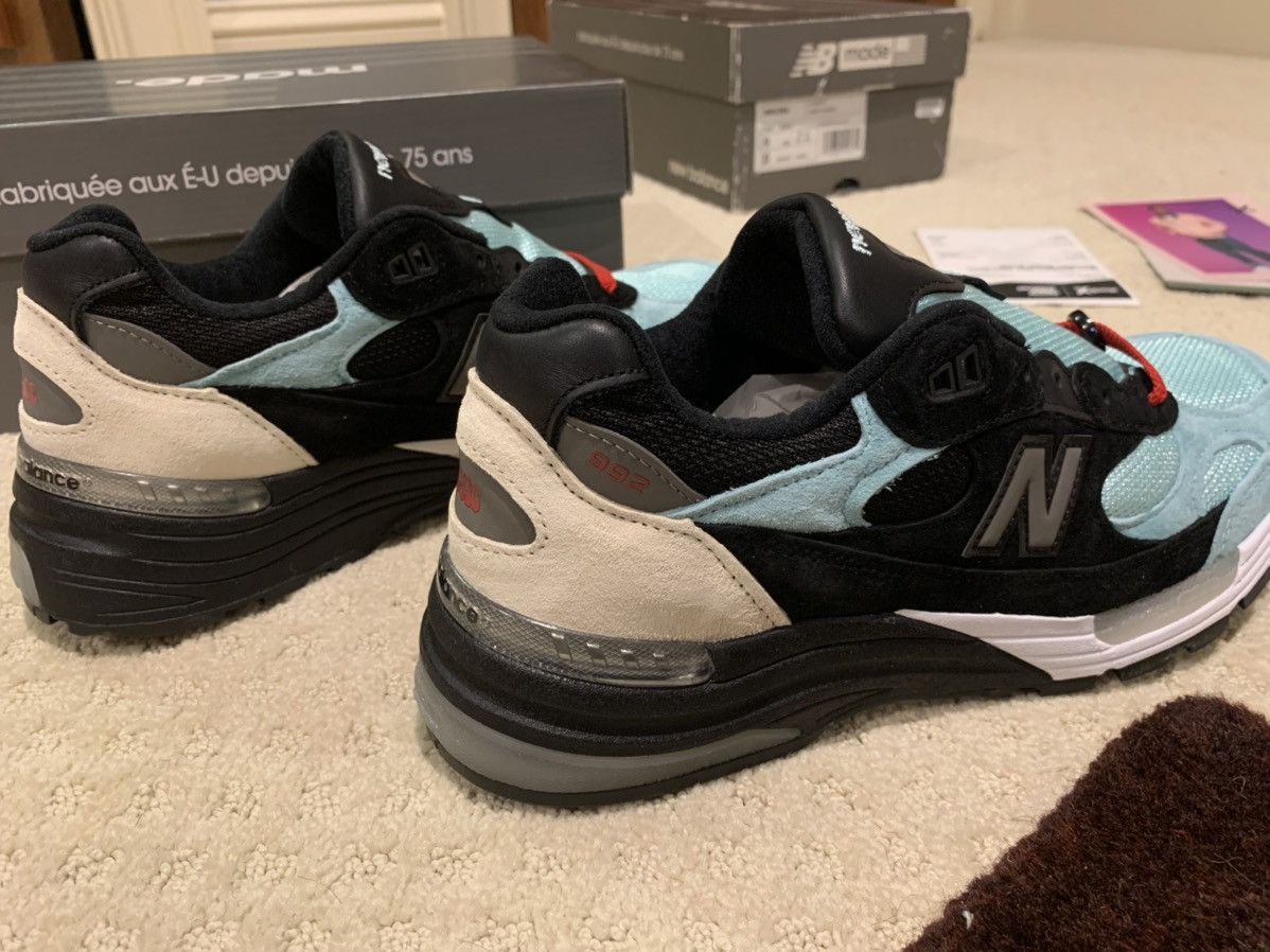 New Balance × Nice Kicks New Balance x Nice Kicks Amoeba Music 992 Teal Black sz 9 US Size US 9 / EU 42 - 3 Thumbnail