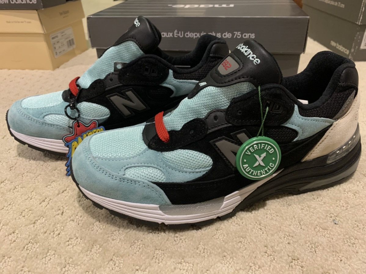 New Balance × Nice Kicks New Balance x Nice Kicks Amoeba Music 992 Teal Black sz 9 US Size US 9 / EU 42 - 1 Thumbnail