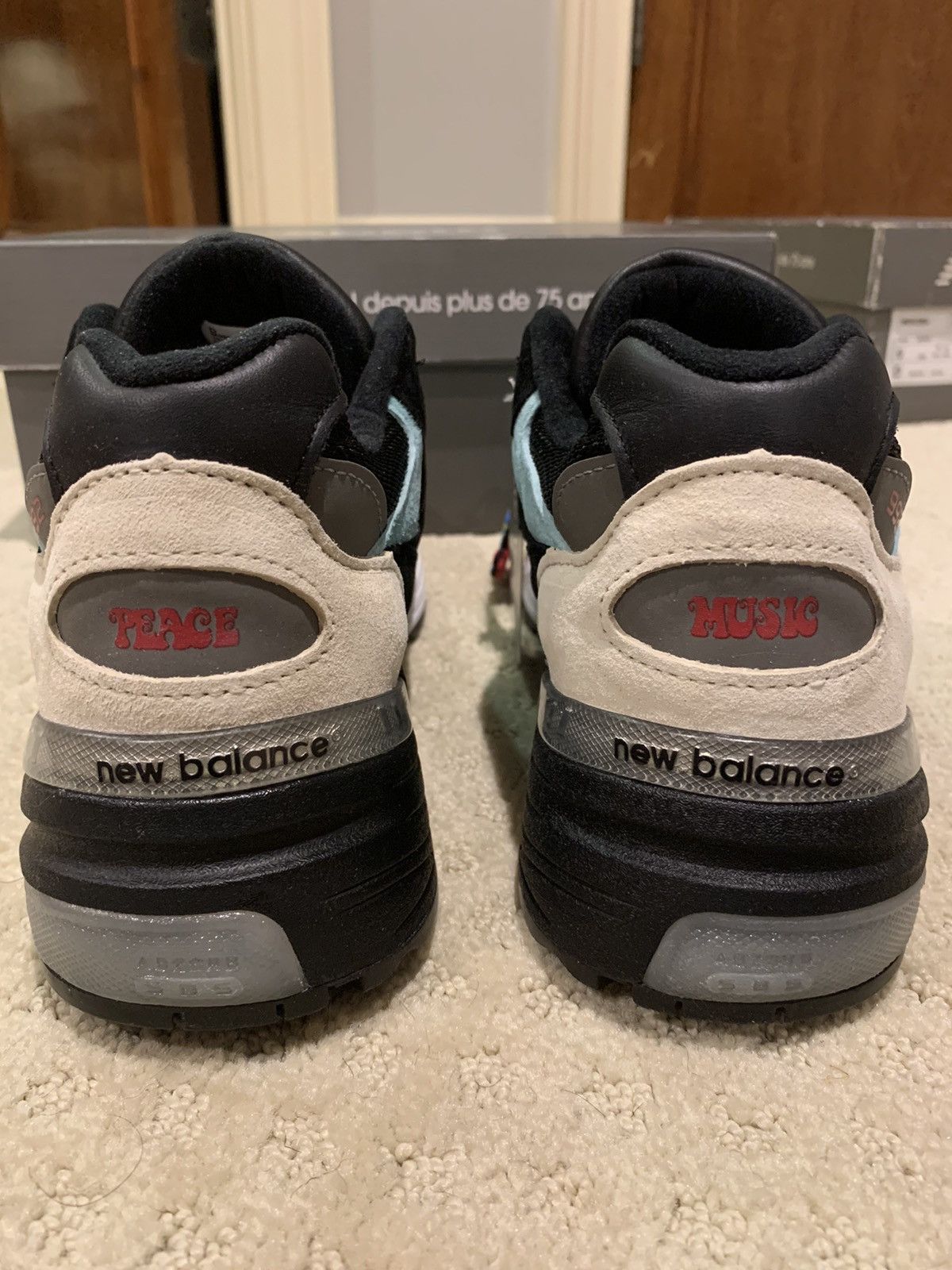 New Balance × Nice Kicks New Balance x Nice Kicks Amoeba Music 992 Teal Black sz 9 US Size US 9 / EU 42 - 9 Thumbnail
