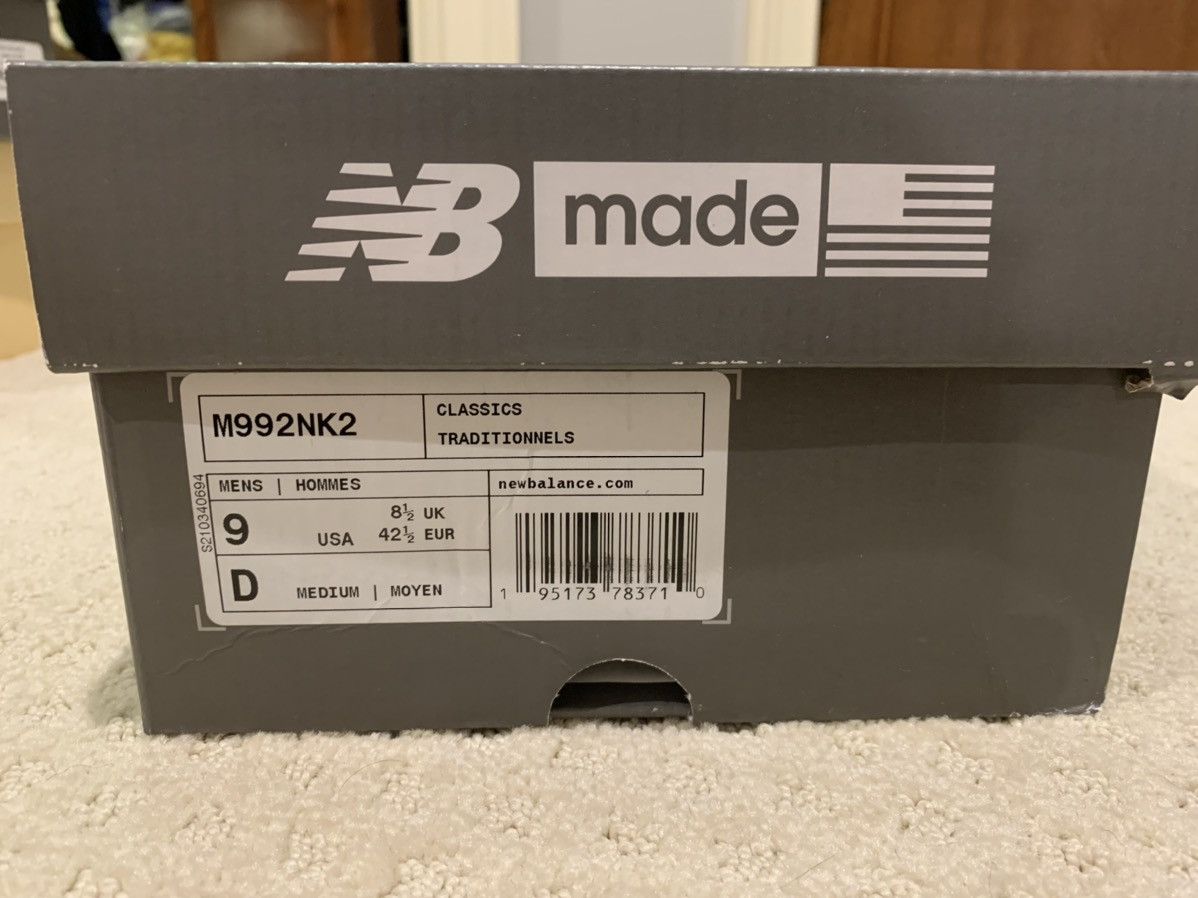 New Balance × Nice Kicks New Balance x Nice Kicks Amoeba Music 992 Teal Black sz 9 US Size US 9 / EU 42 - 11 Thumbnail