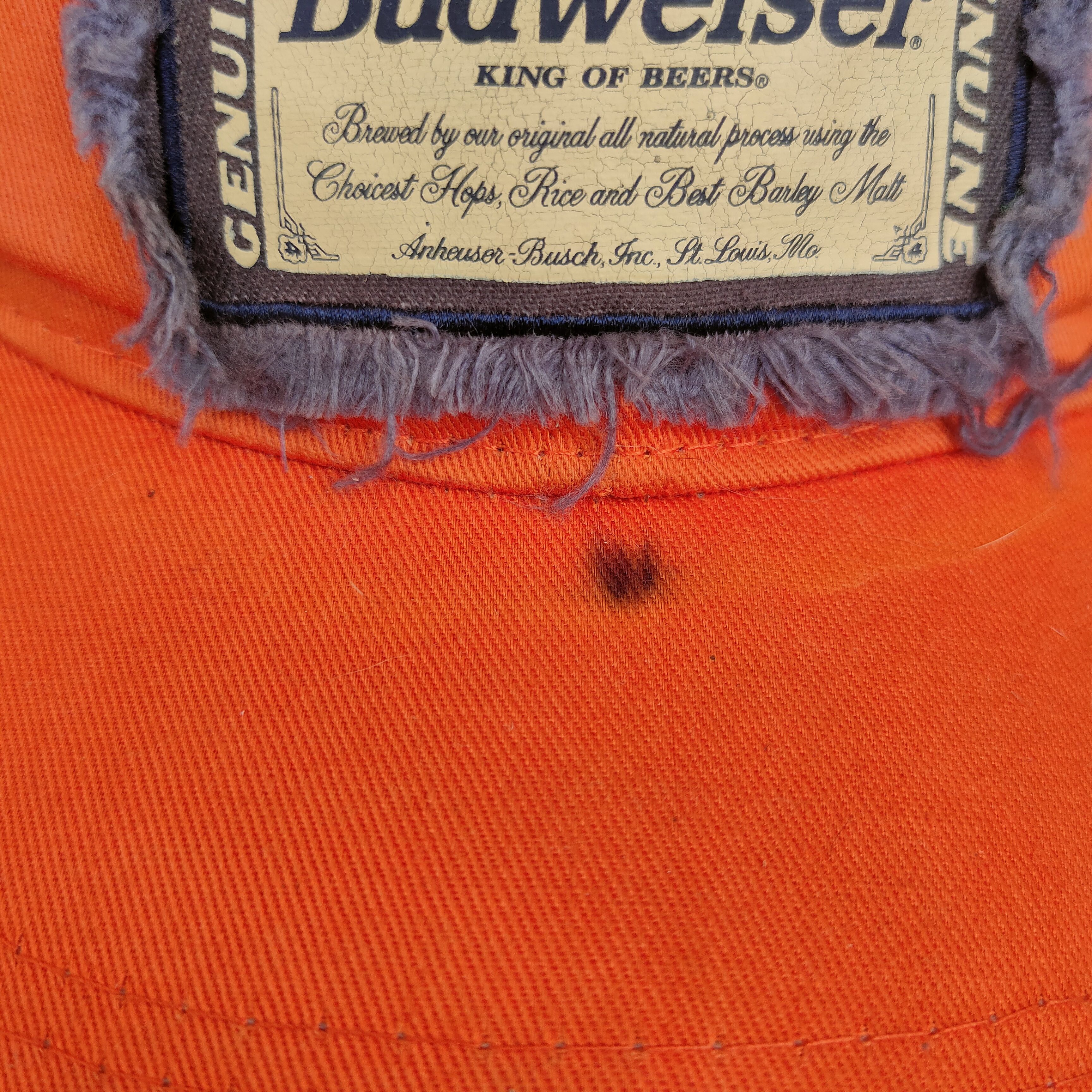 Budweiser Vintage BUDWEISER DISTRESSED Trucker CAP Patches Snapback Size ONE SIZE - 3 Thumbnail