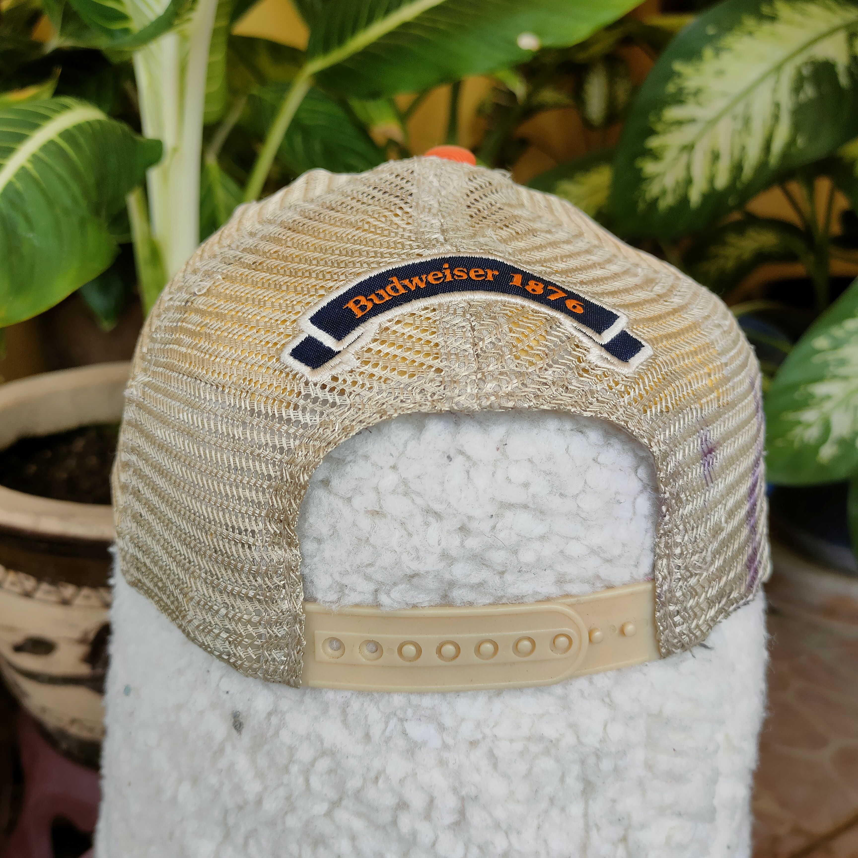Budweiser Vintage BUDWEISER DISTRESSED Trucker CAP Patches Snapback Size ONE SIZE - 4 Thumbnail