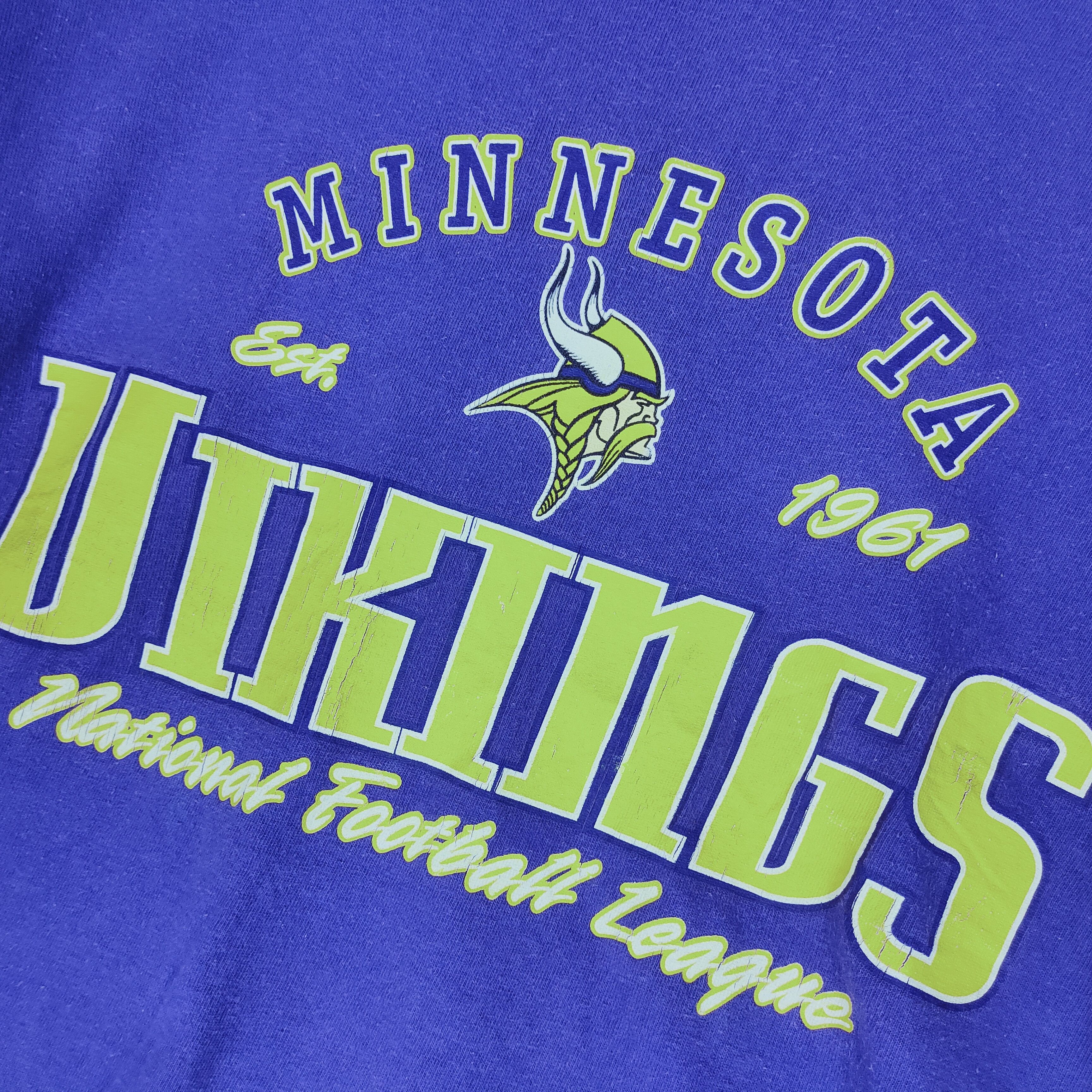 NFL NFL MINNESOTA VIKING Shirt Big Logo Medium Size Size US M / EU 48-50 / 2 - 2 Thumbnail