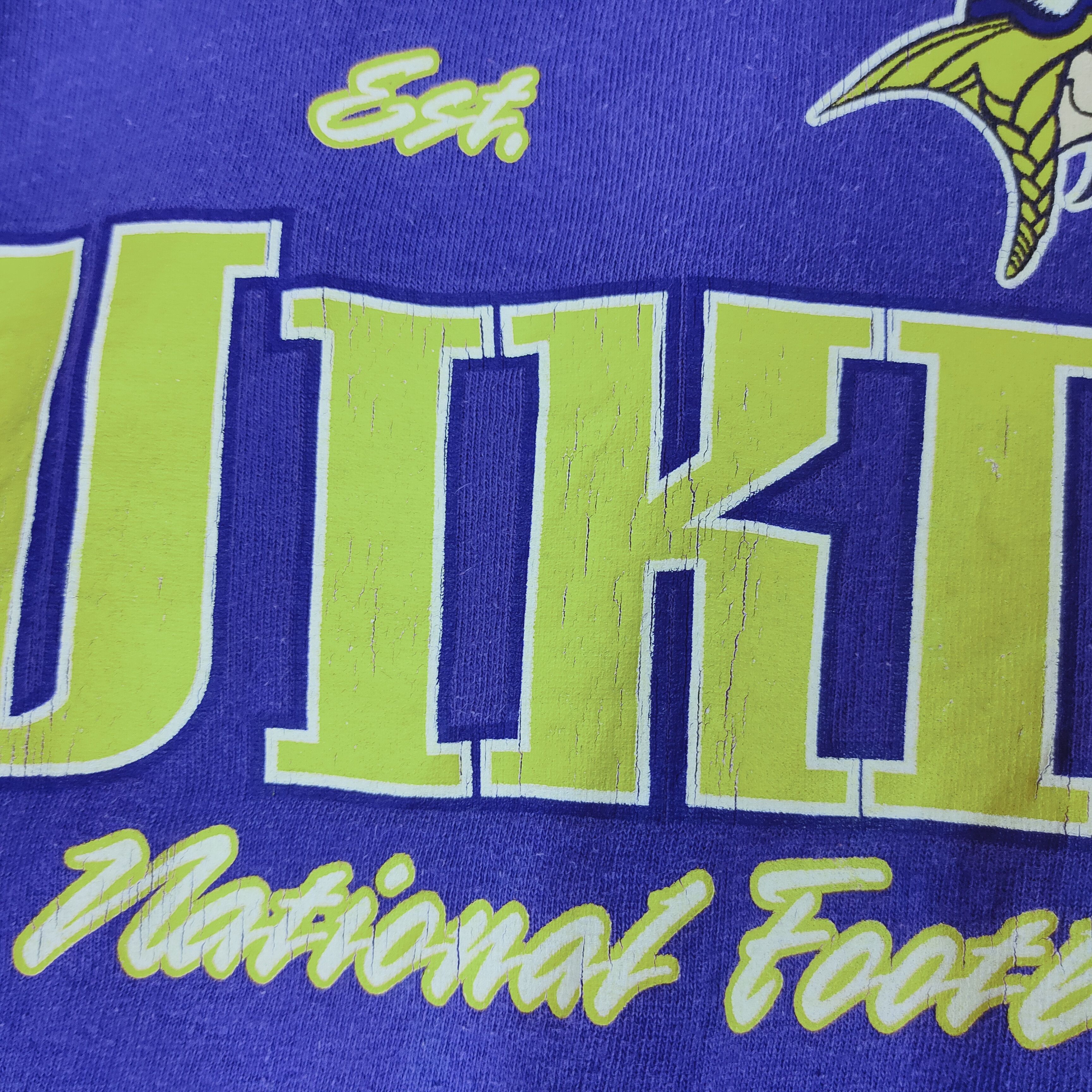 NFL NFL MINNESOTA VIKING Shirt Big Logo Medium Size Size US M / EU 48-50 / 2 - 3 Thumbnail