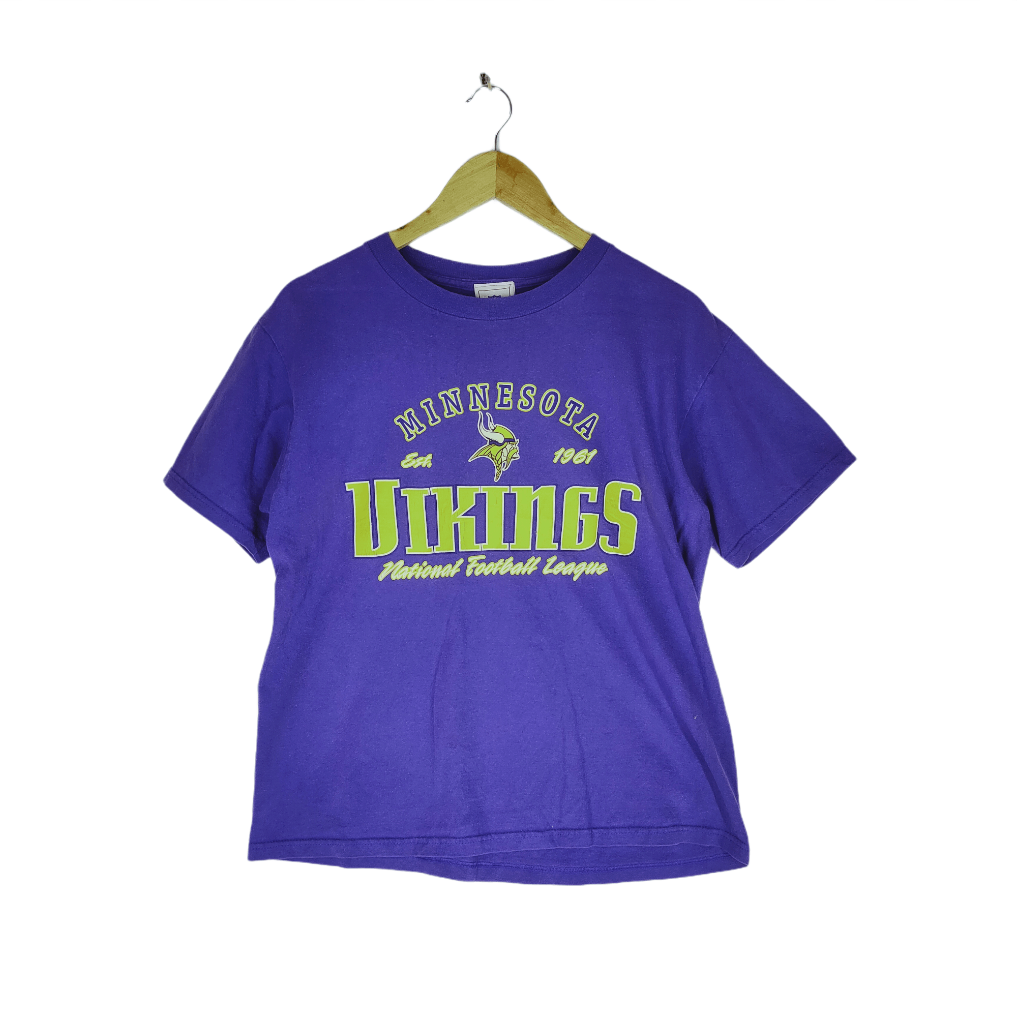 NFL MINNESOTA VIKING Shirt Big Logo Medium Size