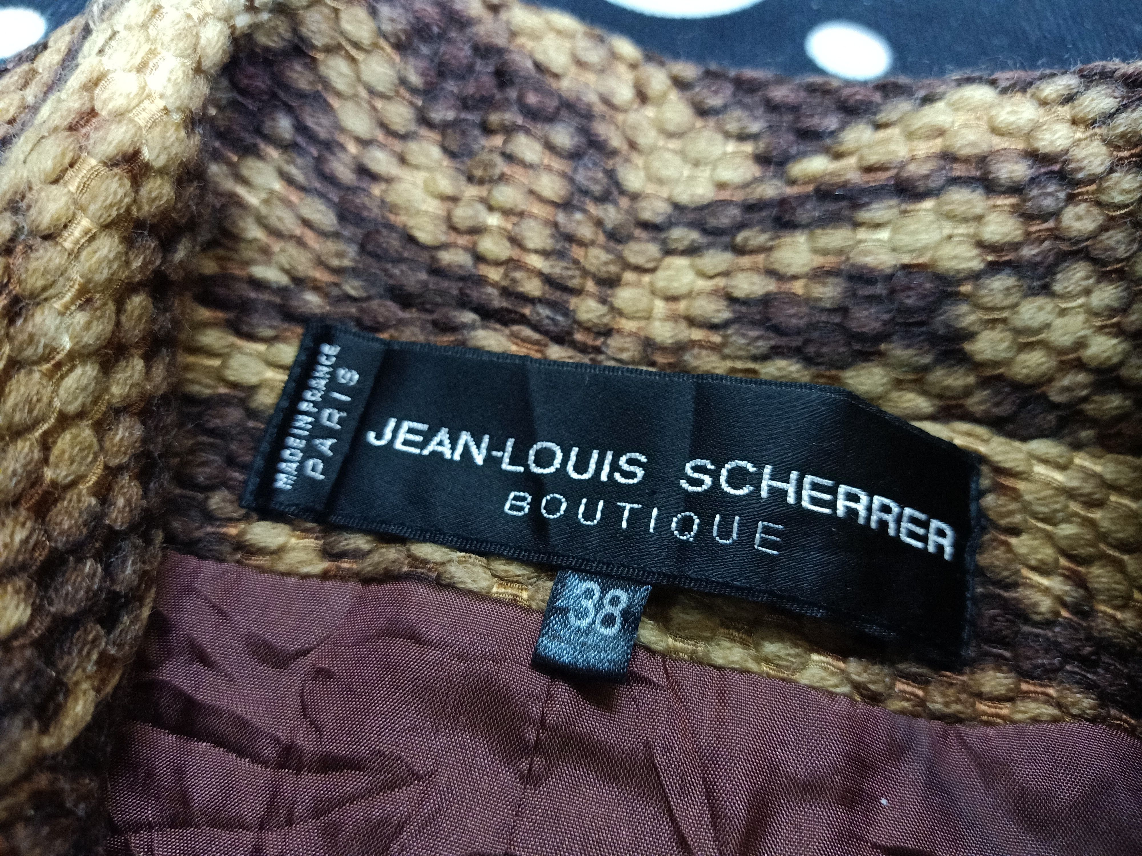 Jean-Louis Scherrer JEAN LOUIS SCHERRER Boutique Tiger Stripes Crop Blazer Size S / US 4 / IT 40 - 6 Thumbnail