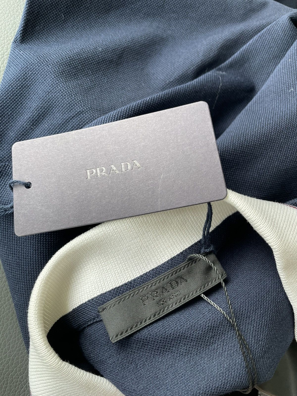 Prada Brand New Classic Iconic Luxury Logo Polo Limited Edition Size US L / EU 52-54 / 3 - 5 Thumbnail