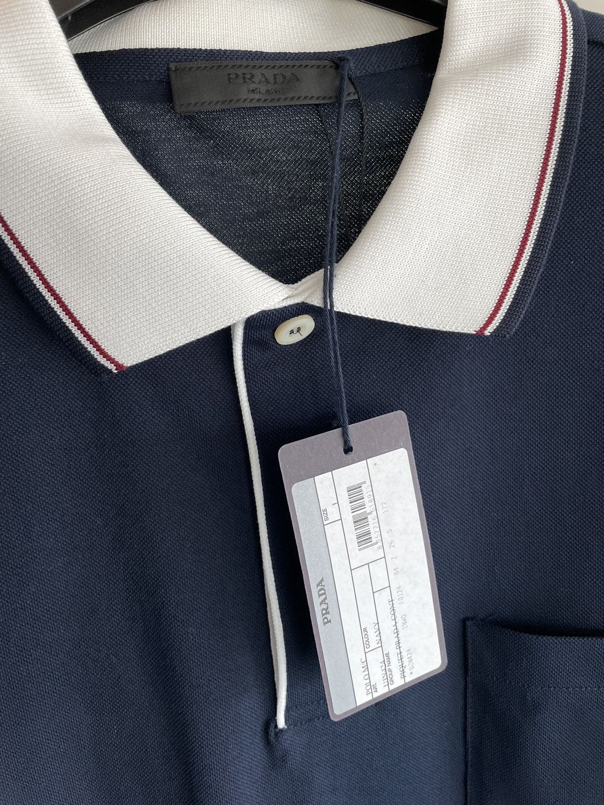 Prada Brand New Classic Iconic Luxury Logo Polo Limited Edition Size US L / EU 52-54 / 3 - 4 Thumbnail
