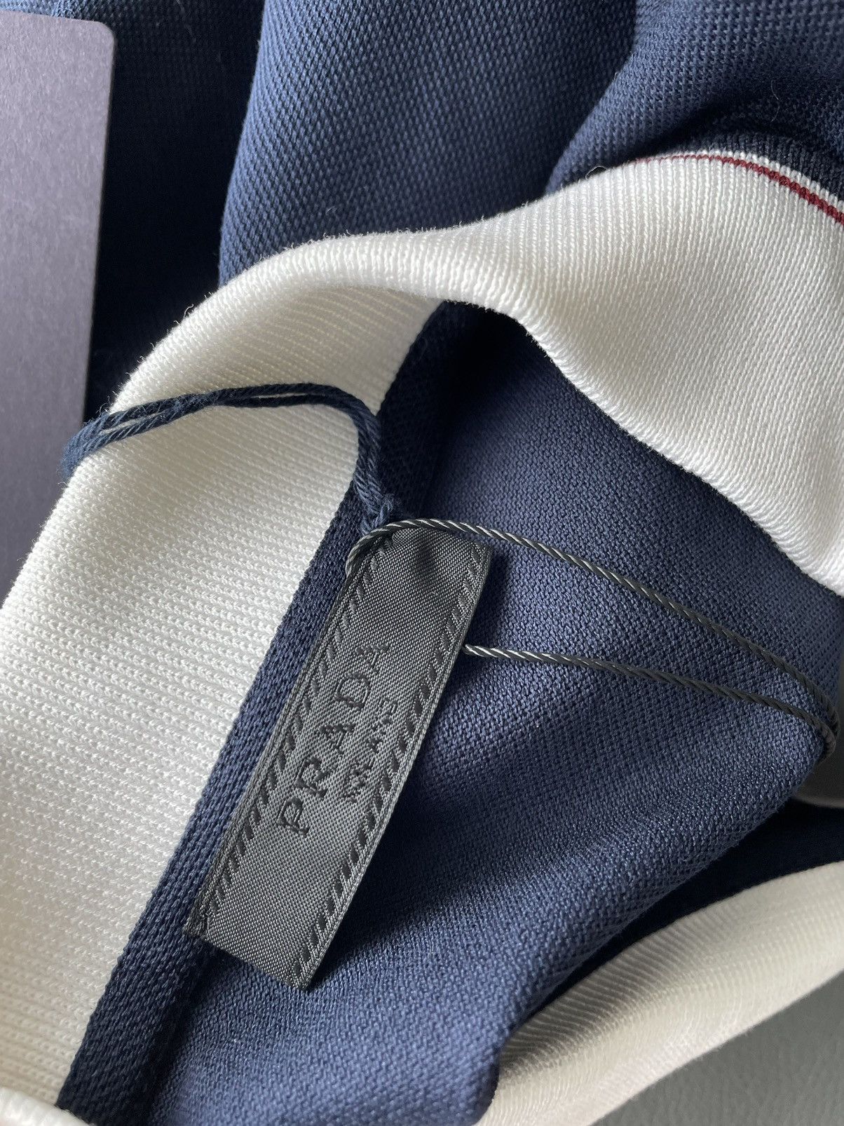 Prada Brand New Classic Iconic Luxury Logo Polo Limited Edition Size US L / EU 52-54 / 3 - 6 Thumbnail