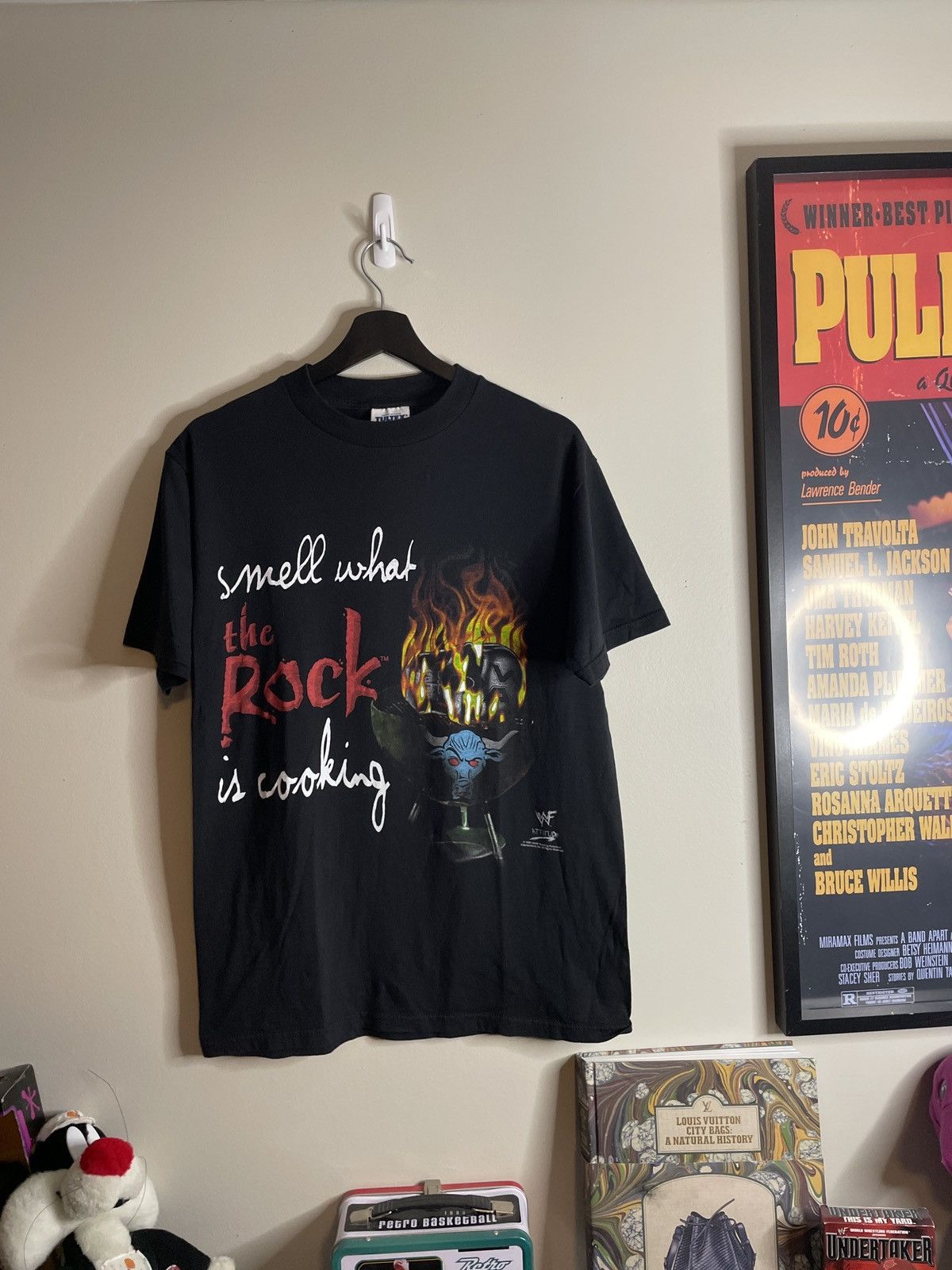 Vintage × WWF Vintage 1999 WWF The Rock T-shirt Size US M / EU 48-50 / 2 - 1 Thumbnail