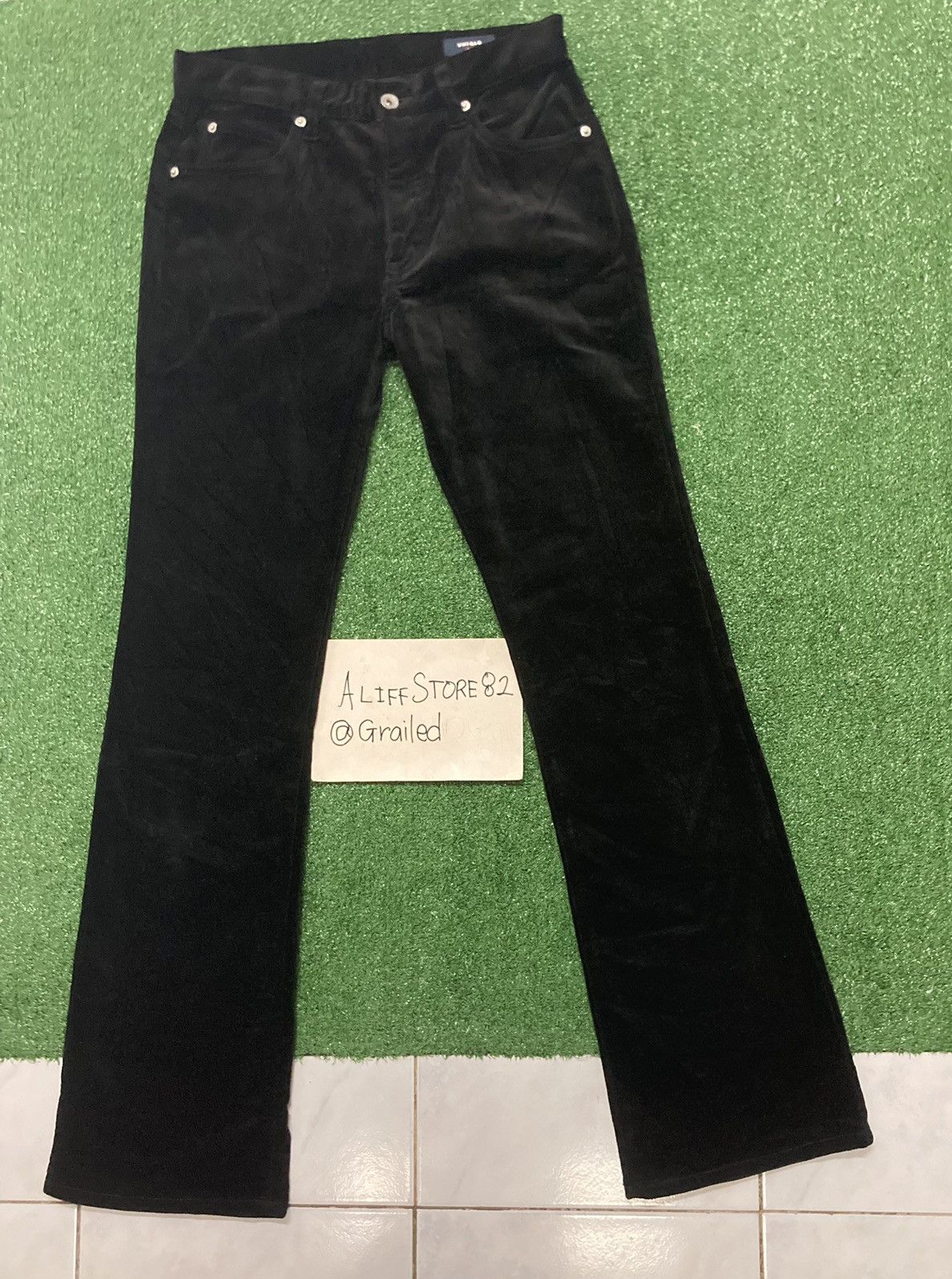 Vintage Uniqo Flared Velvet Pants