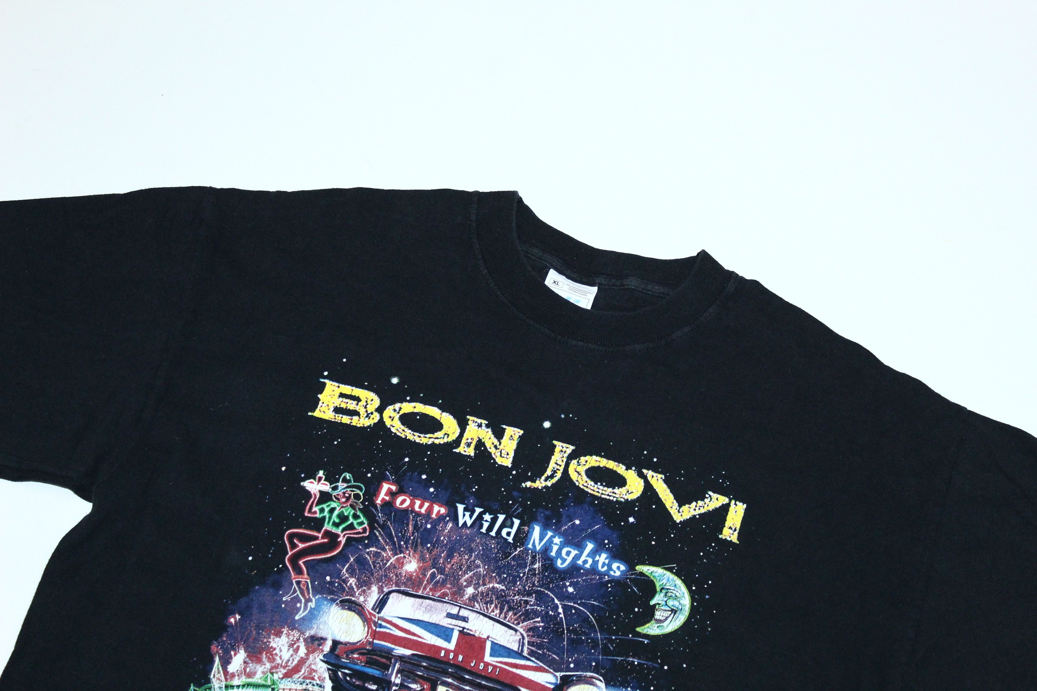 Band Tees 🔥VTG Bon Jovi Four Wild Nights Tour '01 Graphic T-shirt Size US XL / EU 56 / 4 - 2 Thumbnail