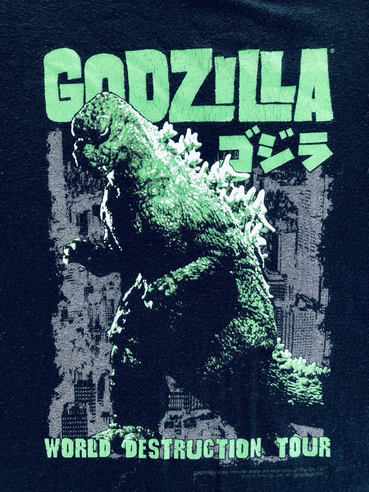 Vintage 🔥Vintage Godzilla World Destruction Tour 2014 Size US L / EU 52-54 / 3 - 2 Thumbnail
