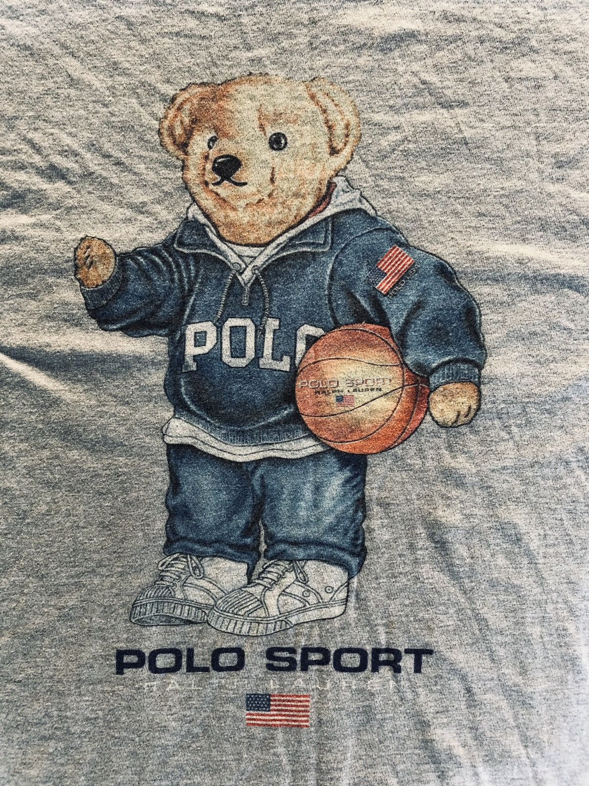 Designer 🔥Last Drop🔥Vintage Polo Bear Ralph Lauren T-Shirt Size US L / EU 52-54 / 3 - 2 Thumbnail
