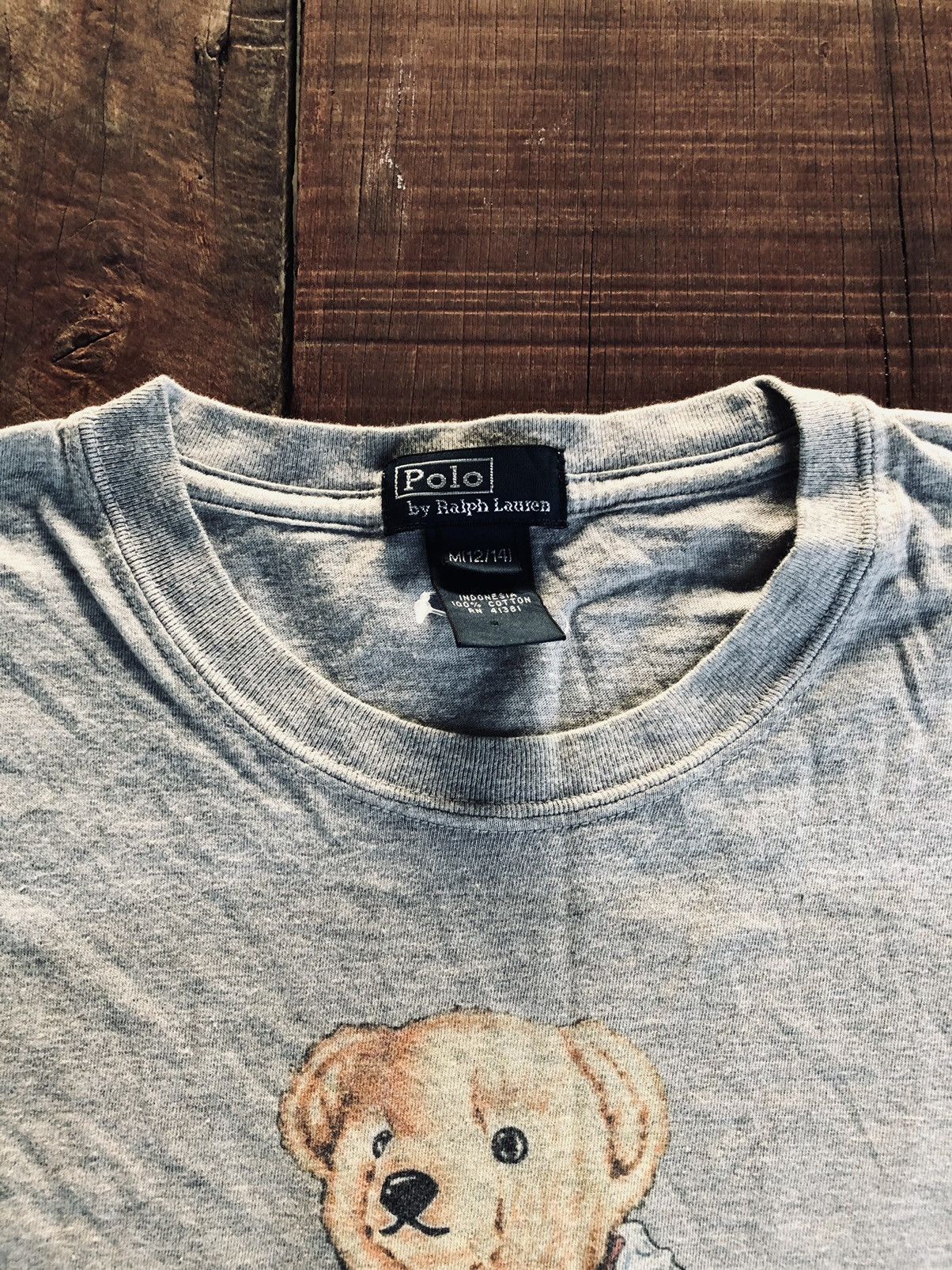 Designer 🔥Last Drop🔥Vintage Polo Bear Ralph Lauren T-Shirt Size US L / EU 52-54 / 3 - 4 Thumbnail