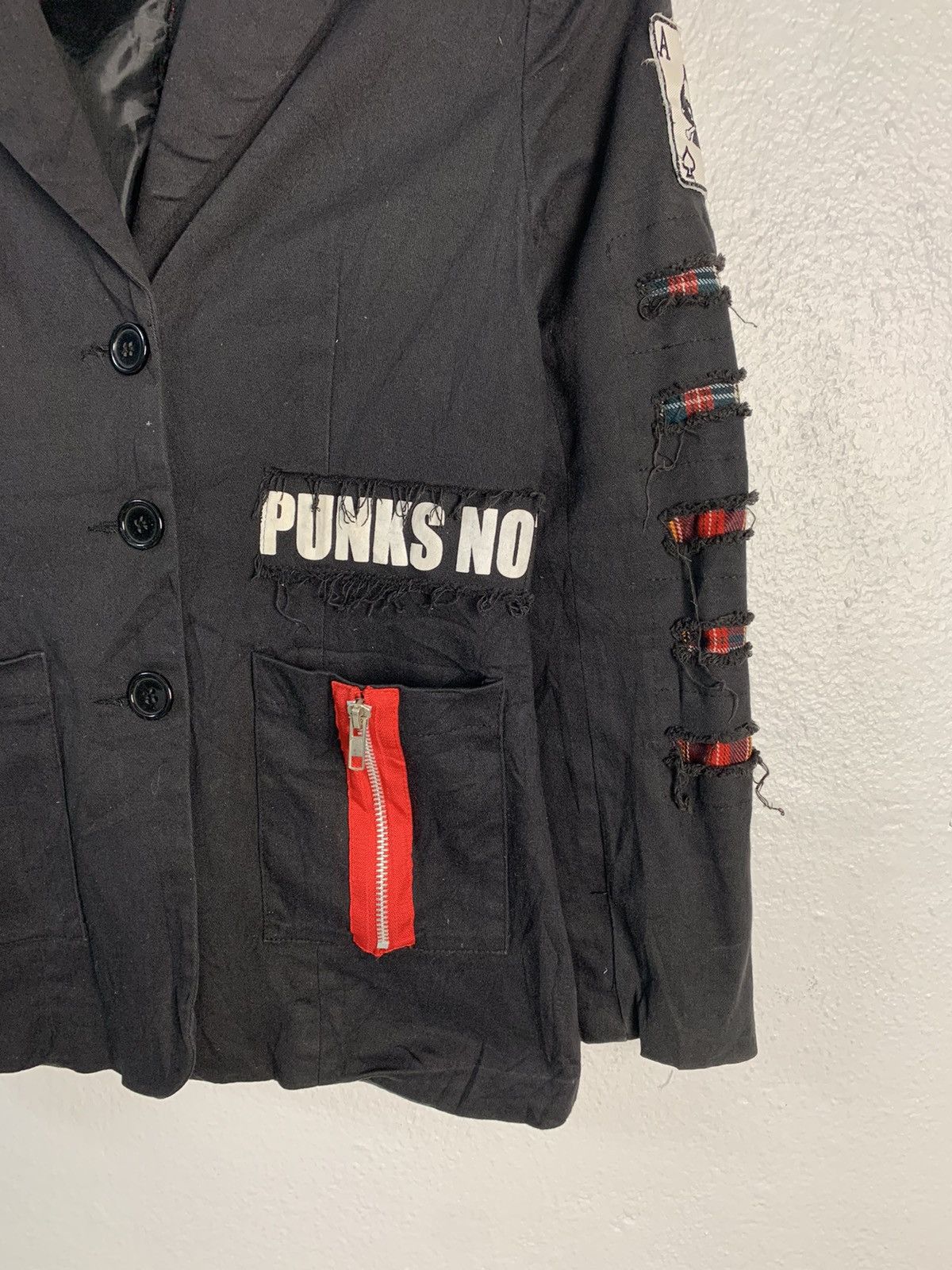 Japanese Brand Skull Punk Not Dead Jacket Size XS / US 0-2 / IT 36-38 - 2 Thumbnail