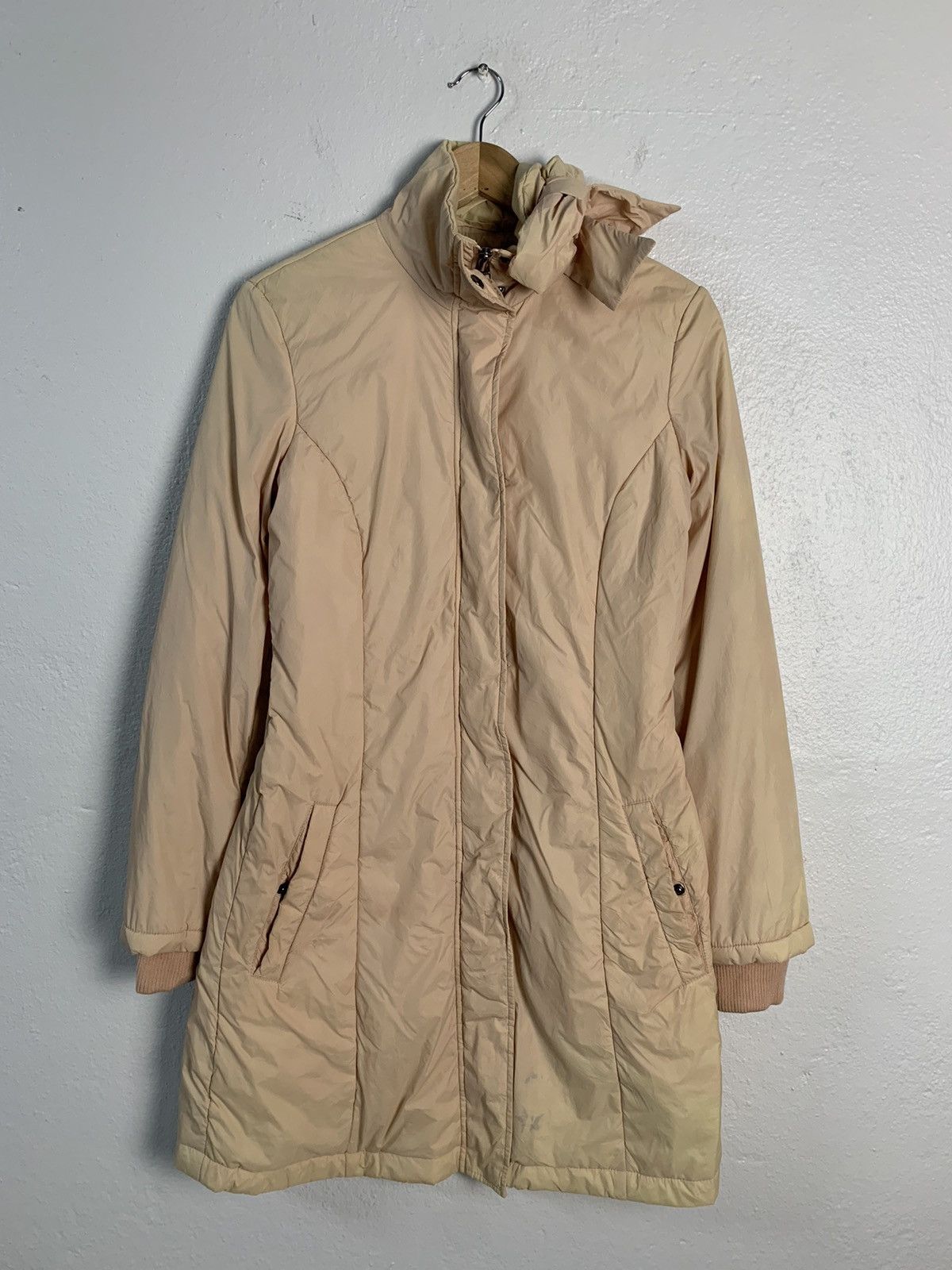 image of Moschino Jeans Light Padded Jacket in Brown, Women's (Size Medium)