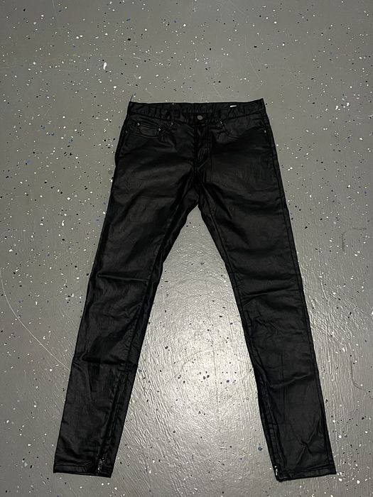 Vintage MNML waxed jeans Grailed