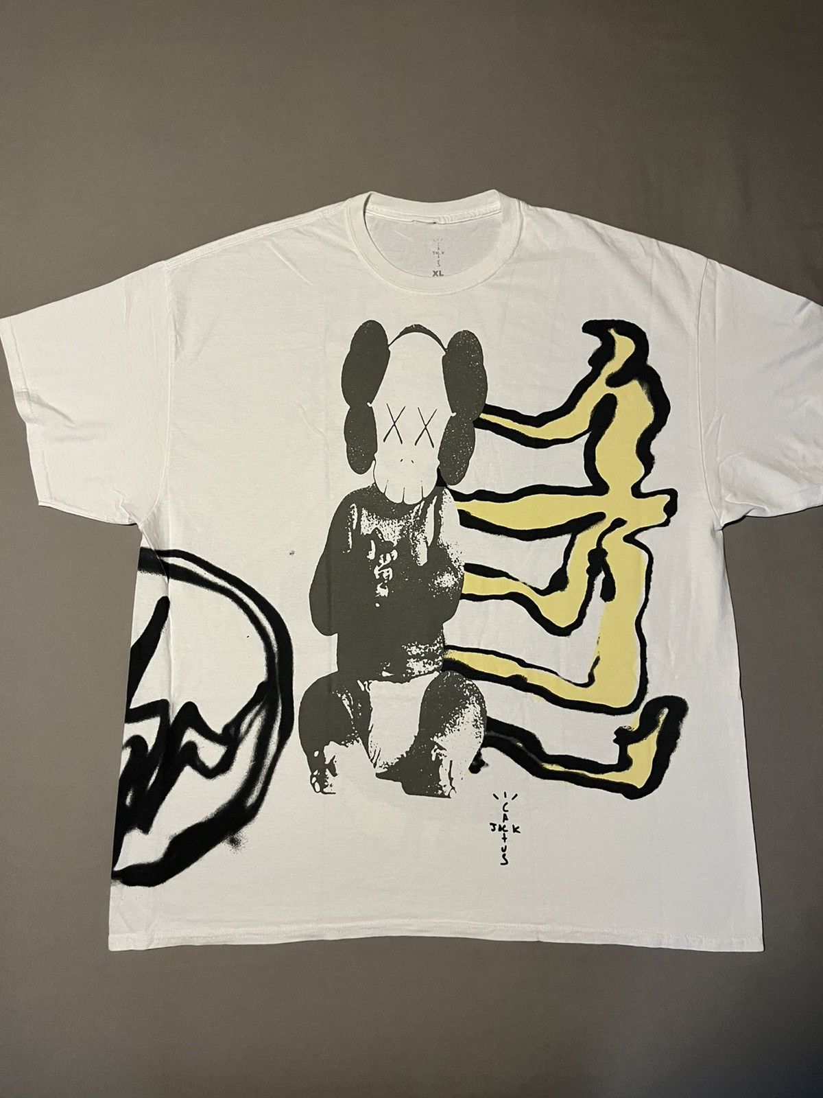 travis scott kaws tee