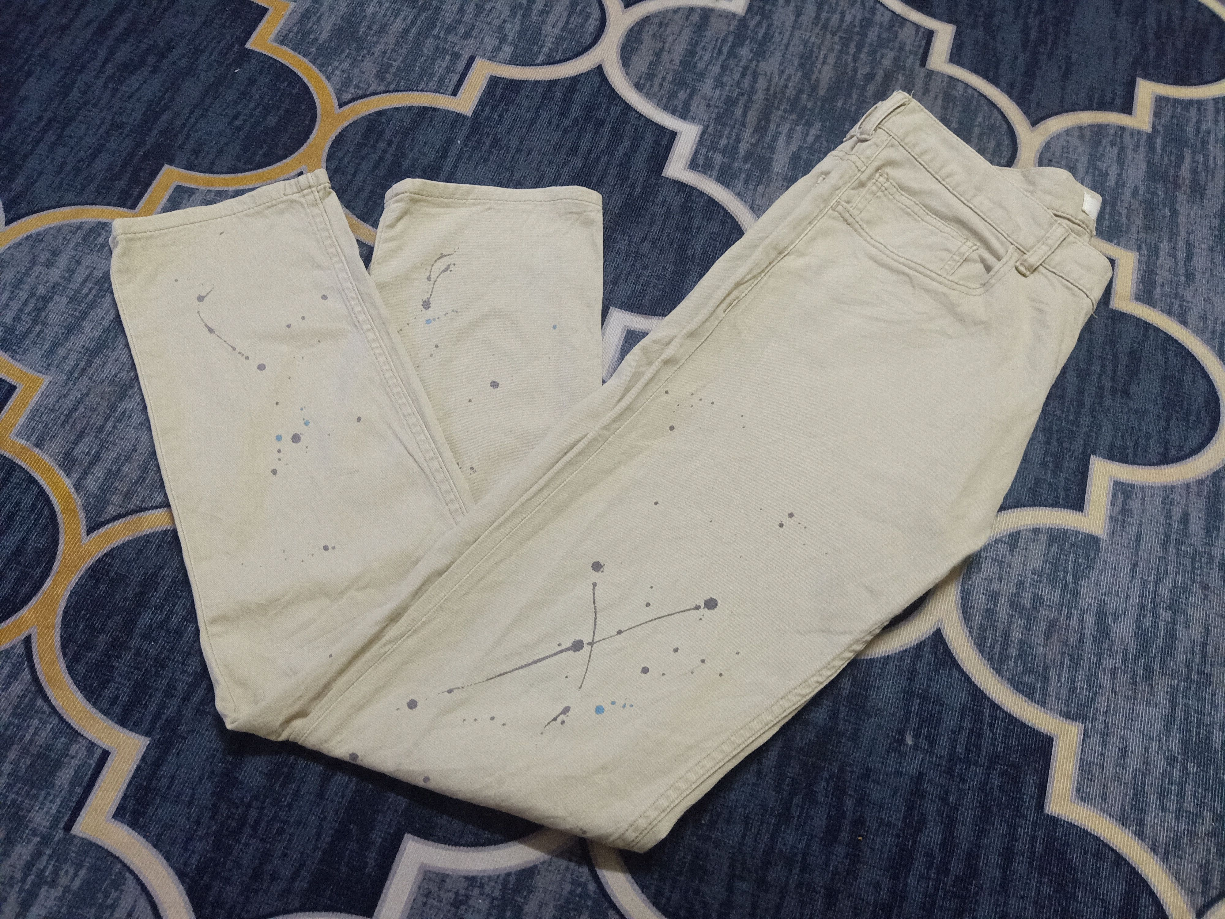 Designer × Tommy Hilfiger Tommy NYC Paint Splatter Designer skinny Khakis Size US 34 / EU 50 - 4 Thumbnail