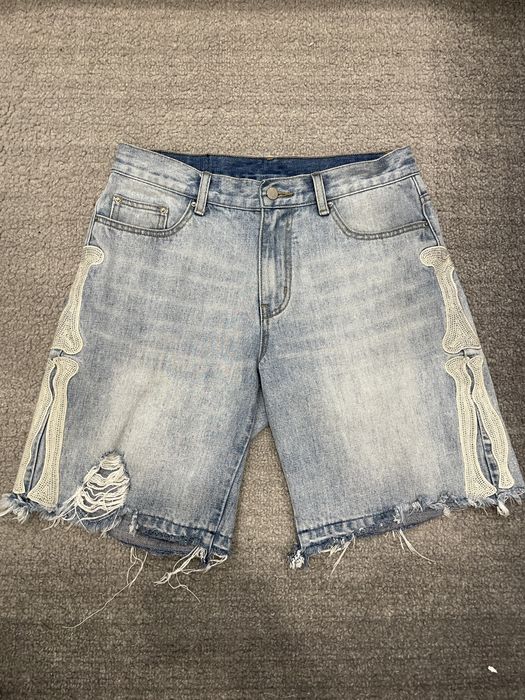 Vintage Vintage Like Kapital Denim skeleton Shorts | Grailed