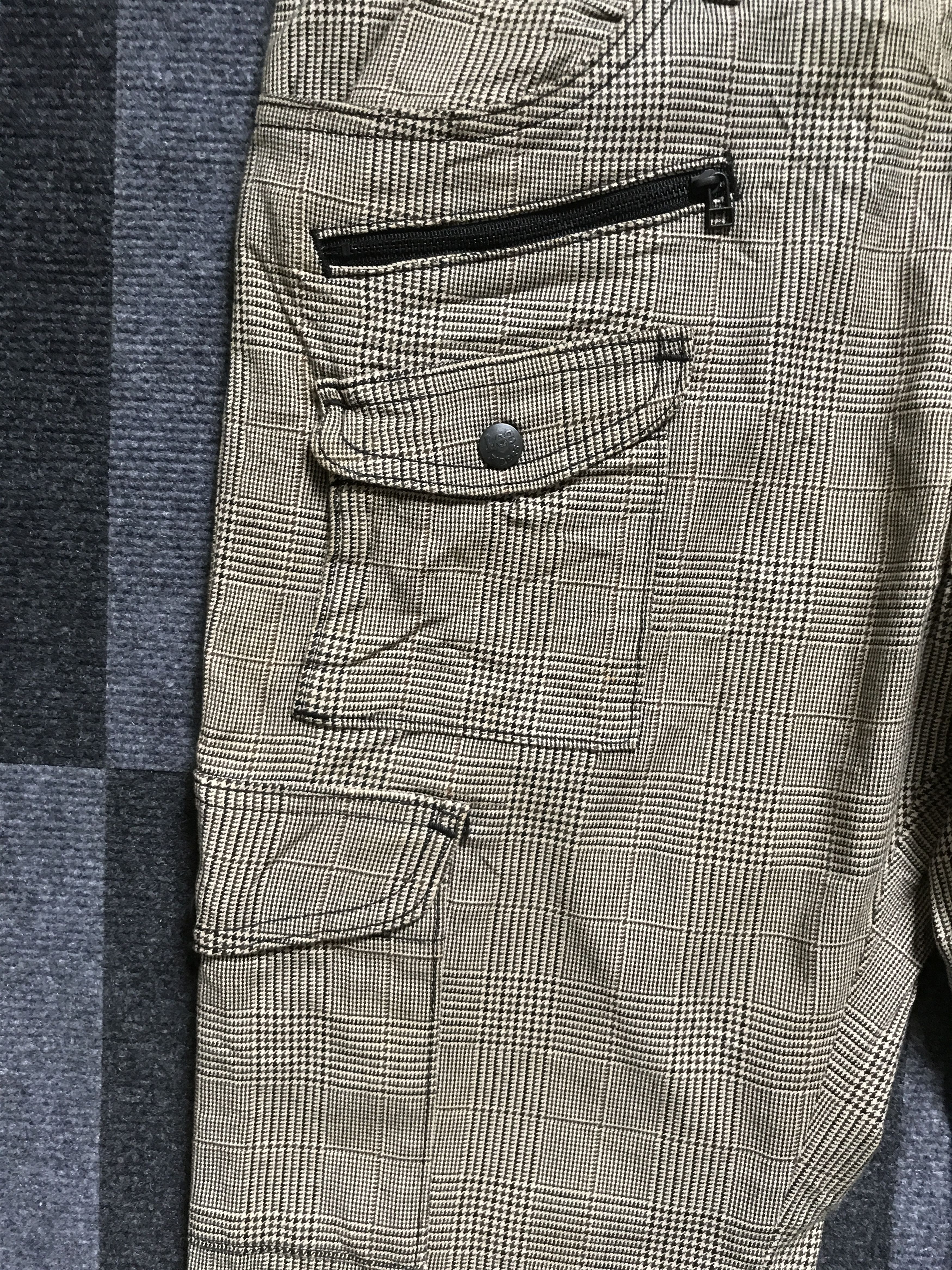 Lee CP231 Lee Tactical Multipockets Fine Plaid Cargo Pant Size US 35 - 6 Thumbnail