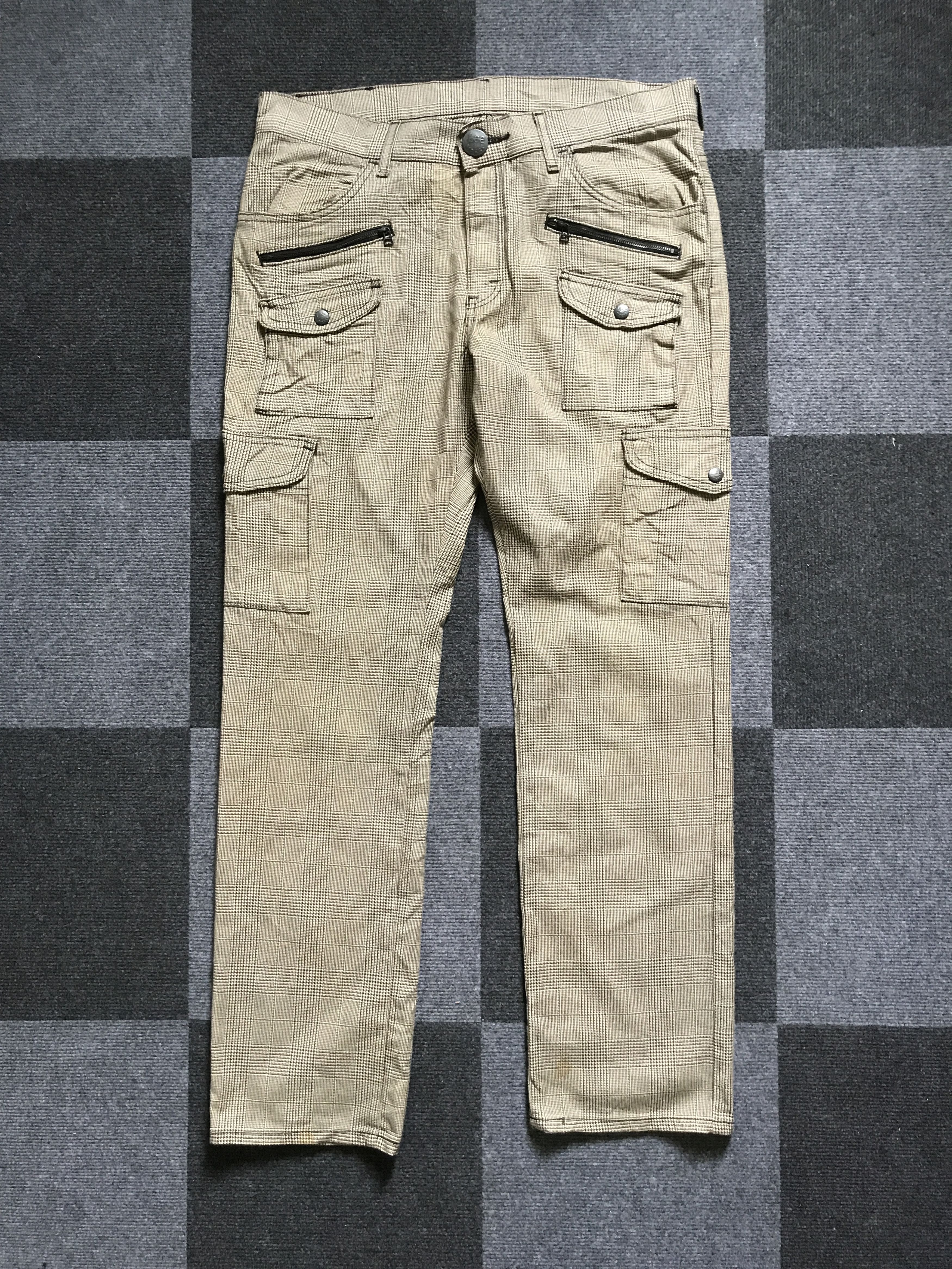 Lee CP231 Lee Tactical Multipockets Fine Plaid Cargo Pant Size US 35 - 1 Thumbnail