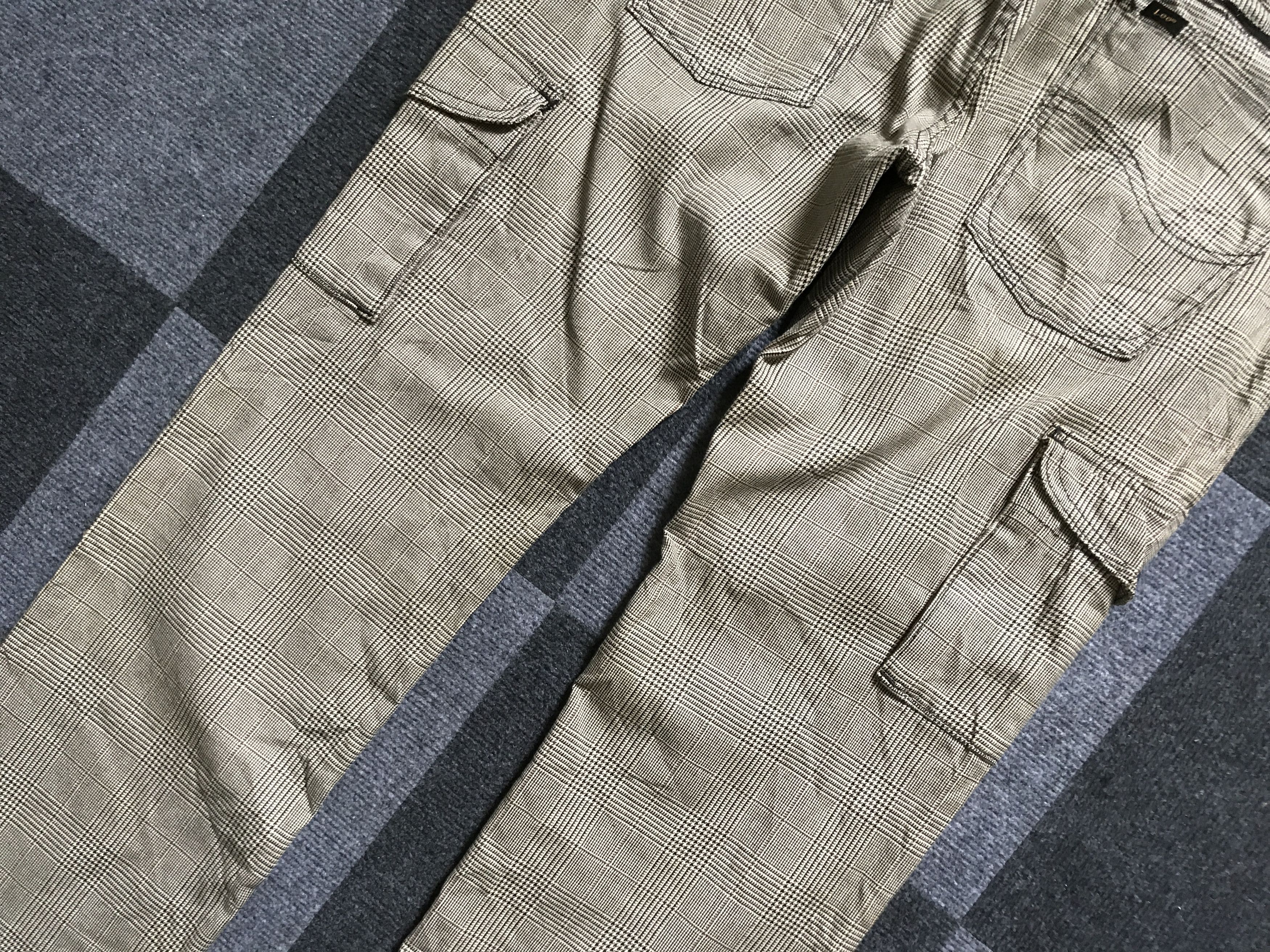 Lee CP231 Lee Tactical Multipockets Fine Plaid Cargo Pant Size US 35 - 10 Thumbnail