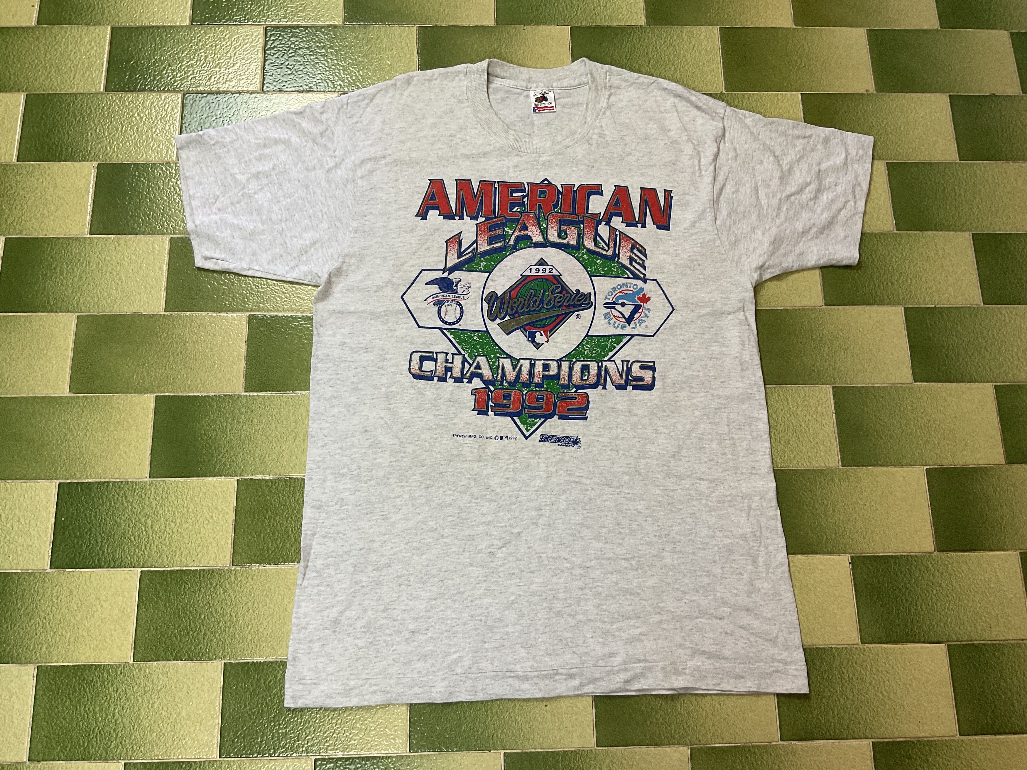 Toronto Blue Jays 1992 World Series Vintage Single Stitch T 