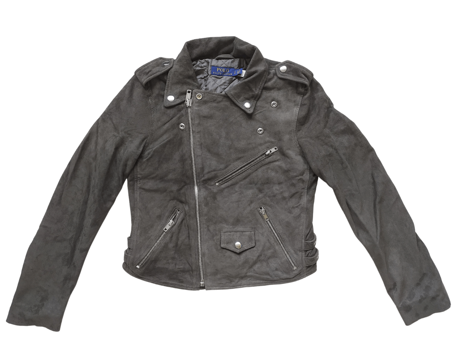 POLO RALPH LAUREN WOMEN'S SUEDE BIKER JACKET