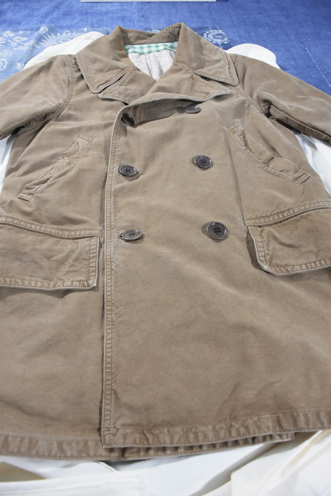 visvim SHIPMAN COAT (DMGD CHINO)