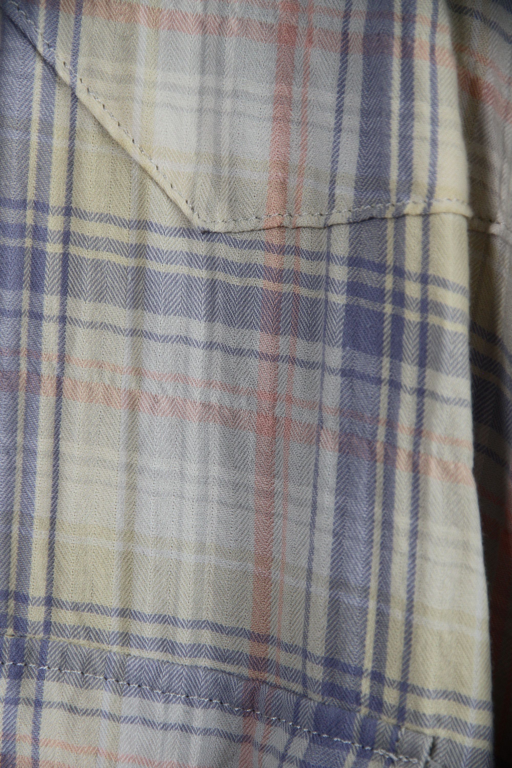Hedi Slimane × Saint Laurent Paris Saint Laurent Plaid Flannel SS16 Surf Sound Prototype 1 of 1 Size US XL / EU 56 / 4 - 3 Thumbnail