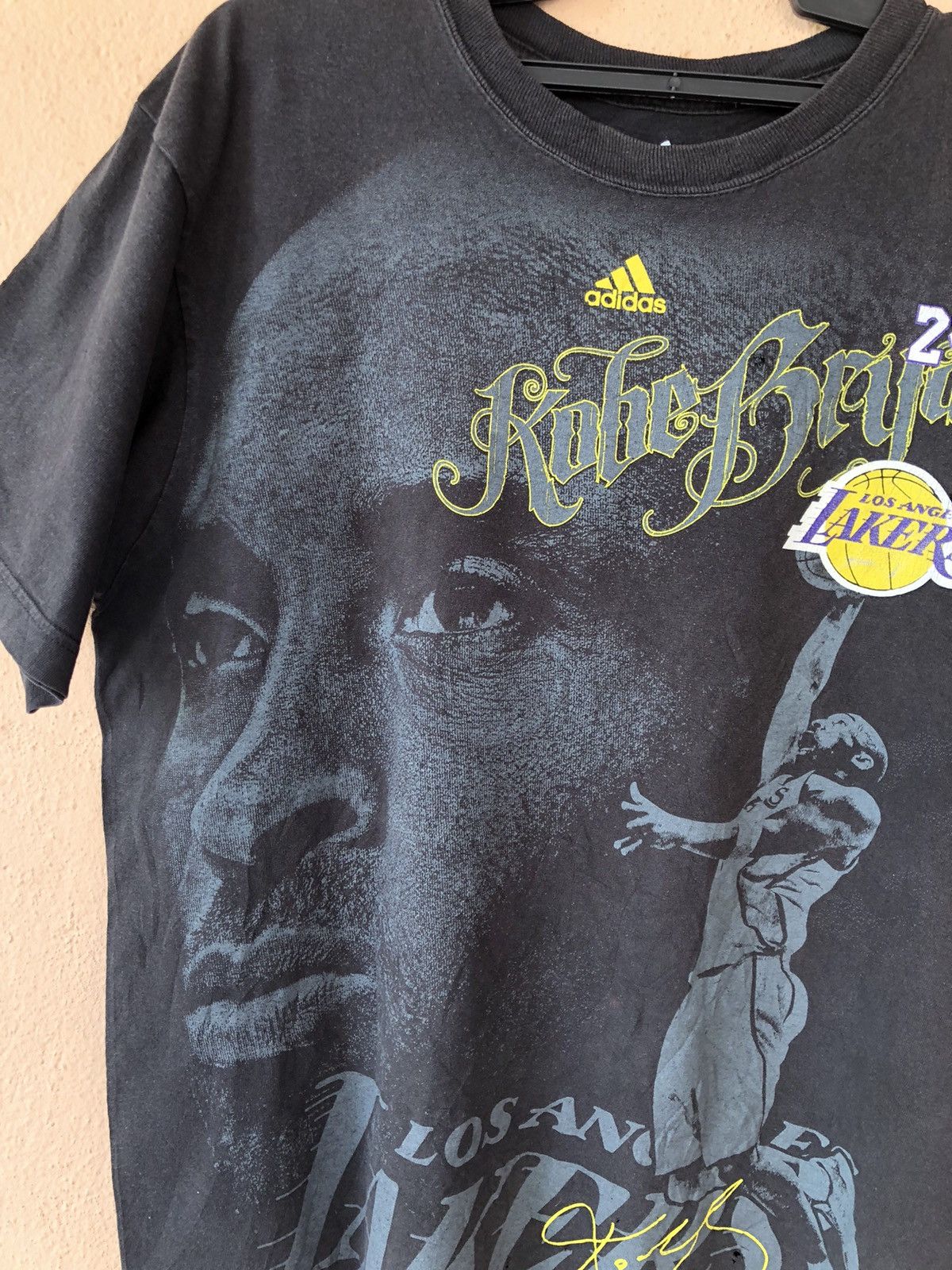 NBA Kobe Bryant Los Angeles LAKERS Fullprint x Adidas Size US L / EU 52-54 / 3 - 5 Thumbnail