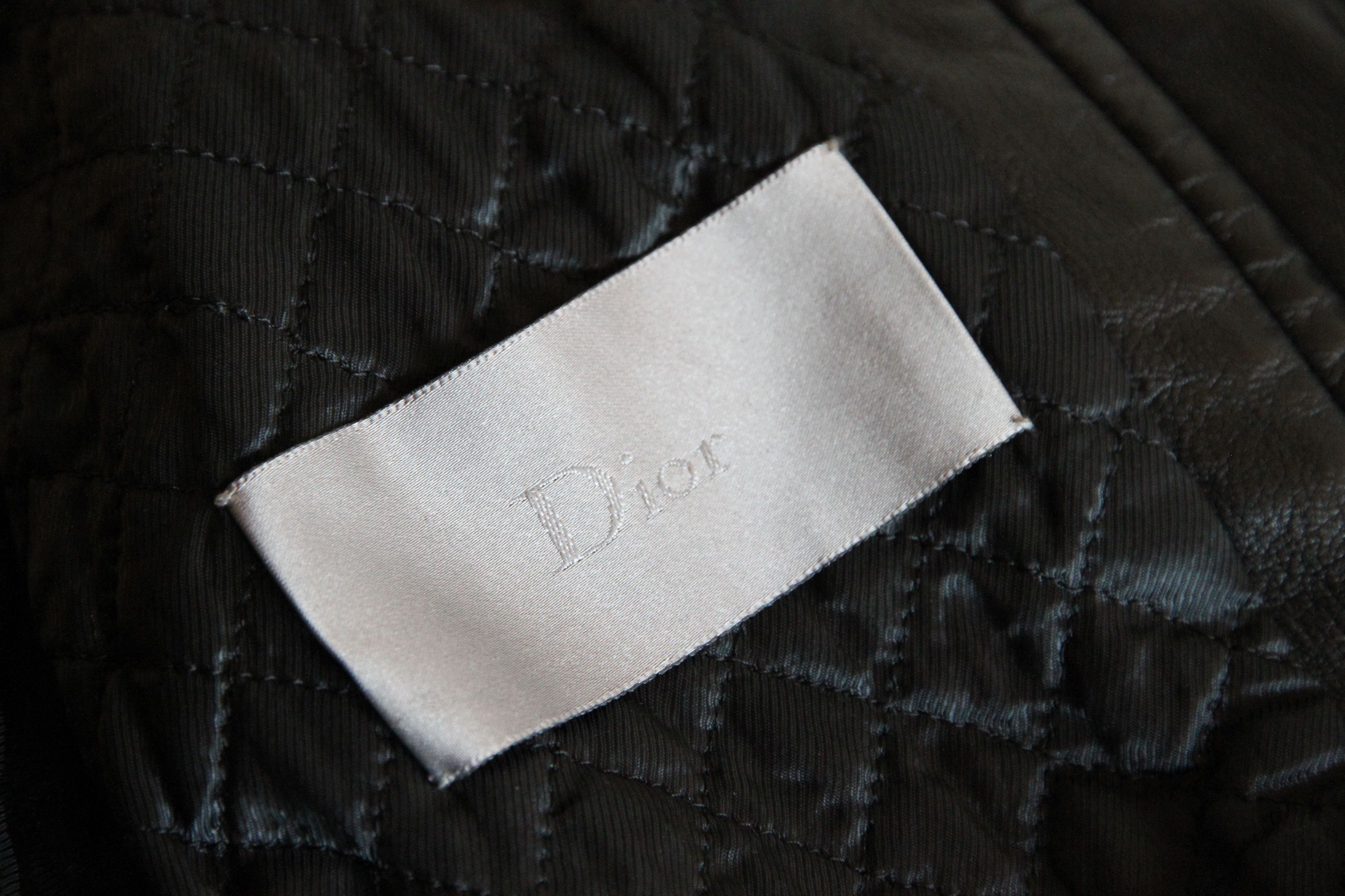 Dior × Hedi Slimane FW05 Dior Homme L-Zip Leather Biker Jacket 50 Hedi Slimane Size US M / EU 48-50 / 2 - 7 Thumbnail