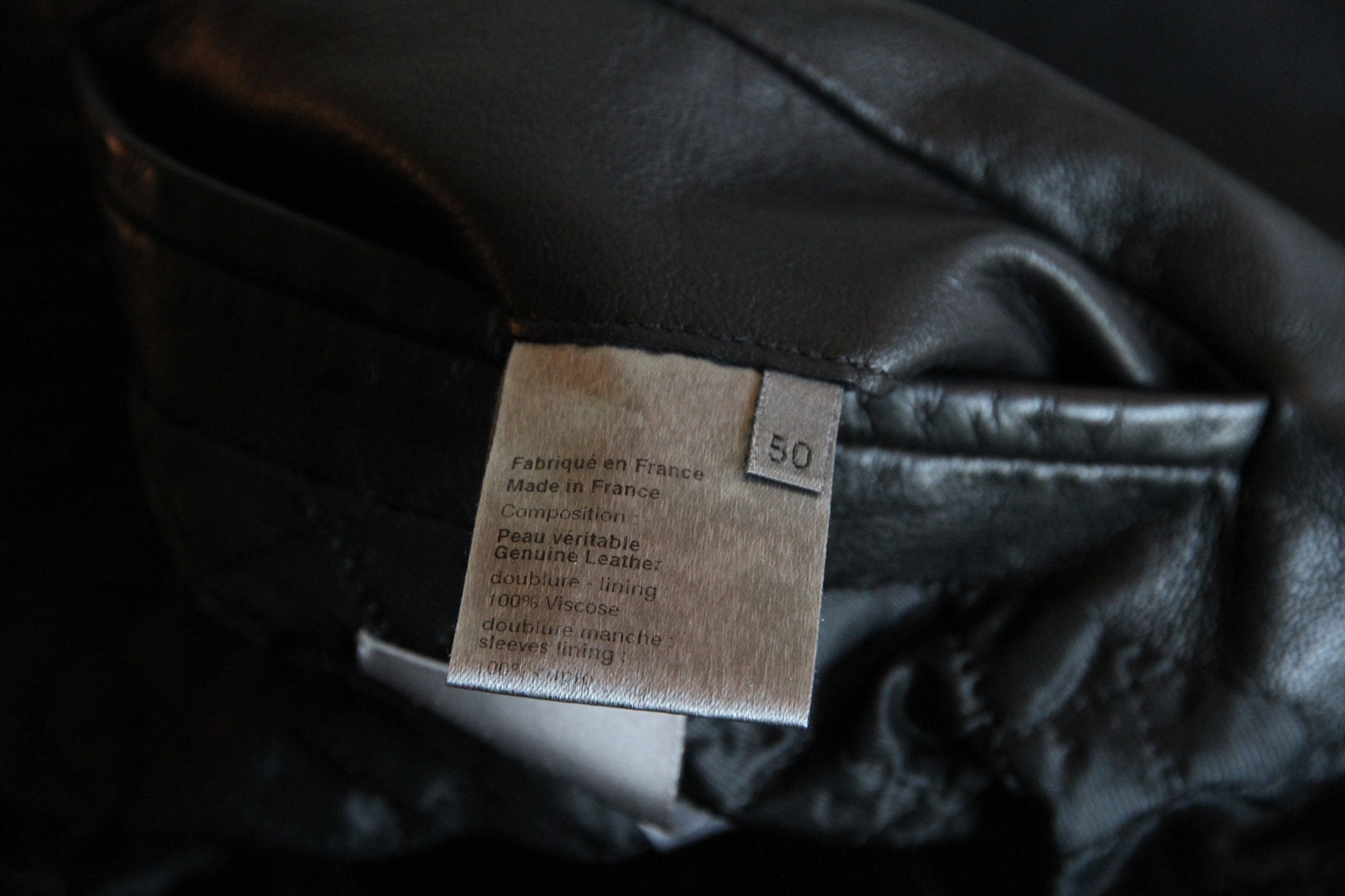 Dior × Hedi Slimane FW05 Dior Homme L-Zip Leather Biker Jacket 50 Hedi Slimane Size US M / EU 48-50 / 2 - 8 Thumbnail