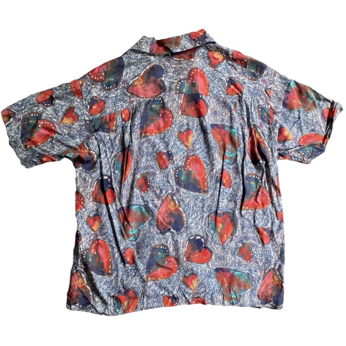SS03 Runway Hearts Rayon Shirt