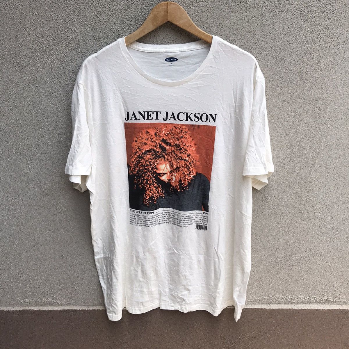Band Tees JANET JACKSON tee solo singer Size US XXL / EU 58 / 5 - 1 Thumbnail