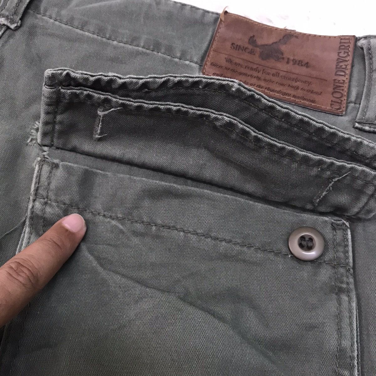 Japanese Brand Clone Devru Cargo Pant Size US 35 - 15 Thumbnail