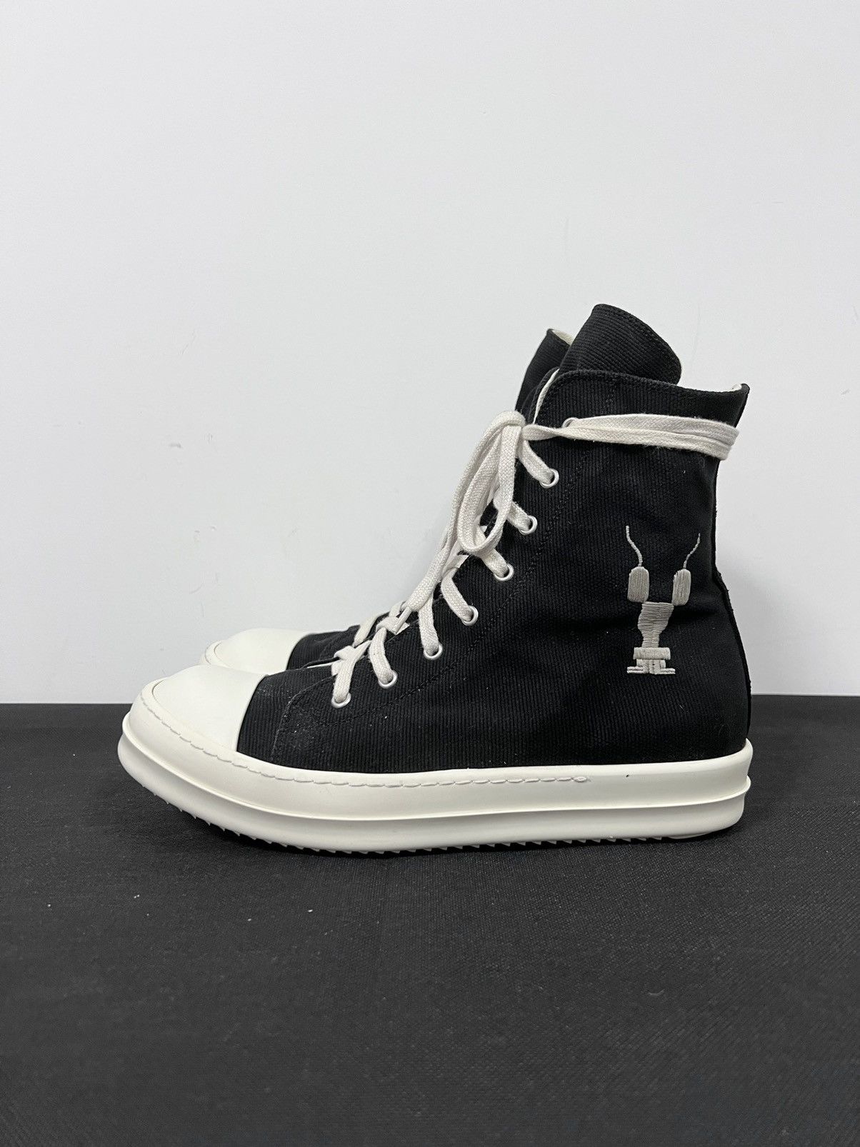 Rick Owens Drkshdw Rick owens drkshdw ramones high top sneakers Size US 9 / EU 42 - 3 Thumbnail