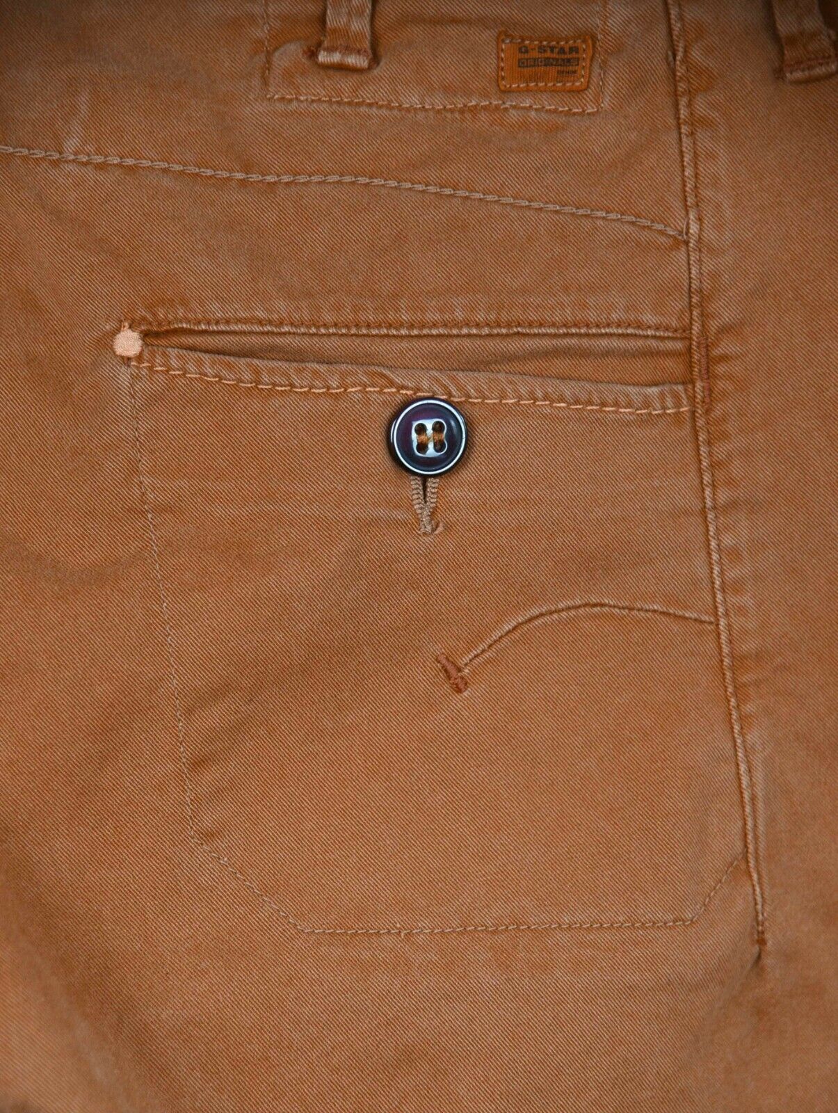 G-Star Page Chino Loose Tapered Coj WMN Pants Trousers W26 L30 Size 26" / US 2 / IT 38 - 7 Thumbnail