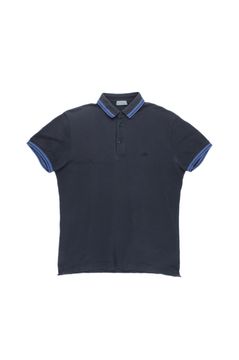 Dior Navy blue Bee Embroidered Cotton Pique Polo T-Shirt L Dior