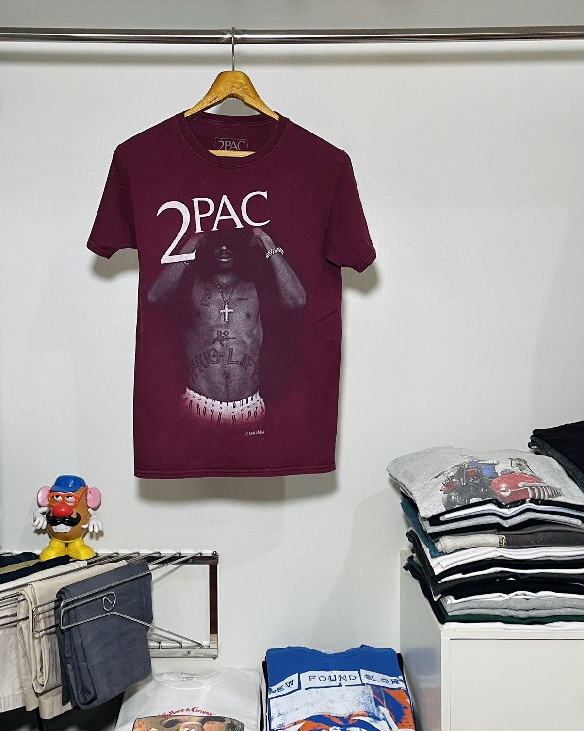 2PAC TUPAC SHAKUR MIKE MILLER PHOTOGRAPHER T-SHIRT