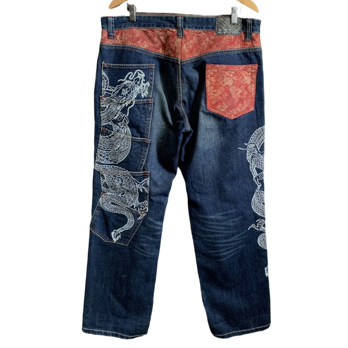 Japanese Brand Vintage Infinity Multi Pocket Denim Jeans Size US 40 / EU 56 - 1 Thumbnail