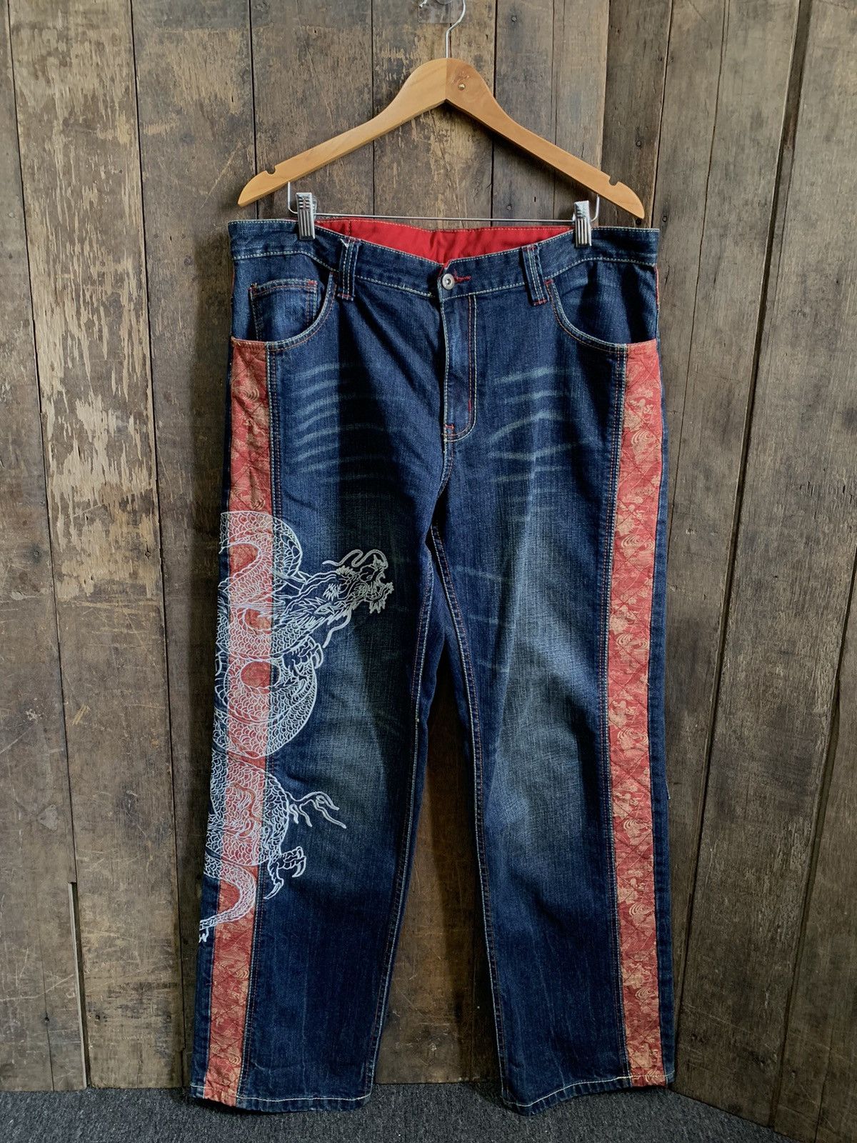 Japanese Brand Vintage Infinity Multi Pocket Denim Jeans Size US 40 / EU 56 - 14 Thumbnail