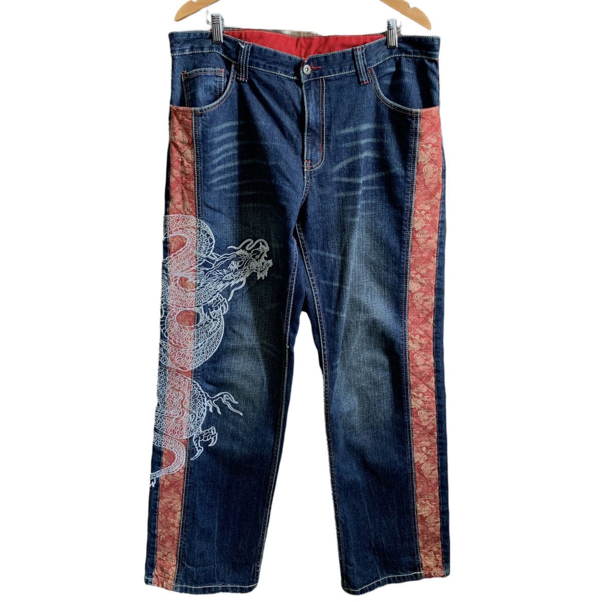 Japanese Brand Vintage Infinity Multi Pocket Denim Jeans Size US 40 / EU 56 - 2 Thumbnail